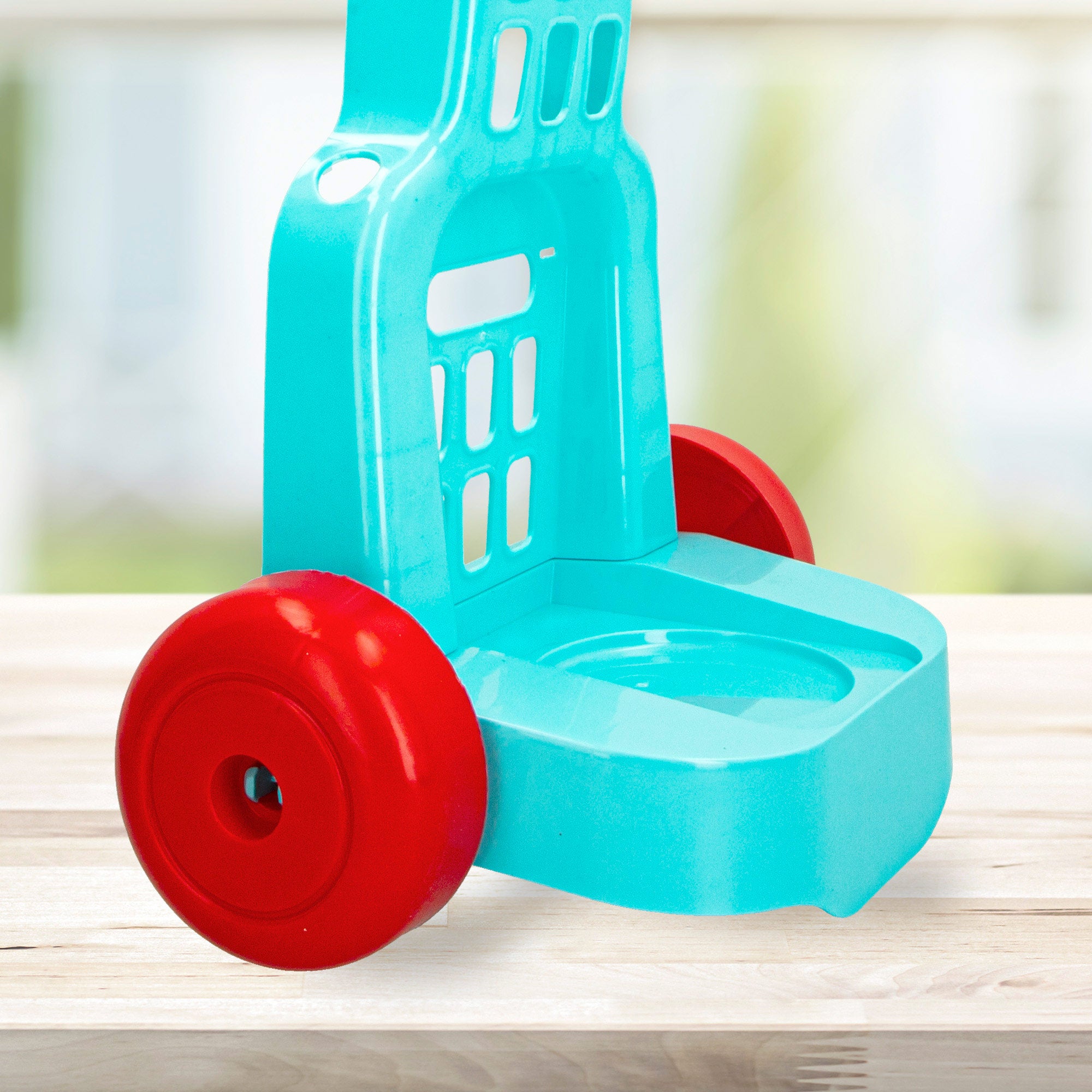 Carrinho de limpeza de brinquedos My Home Colors de 5 peças com utensílios