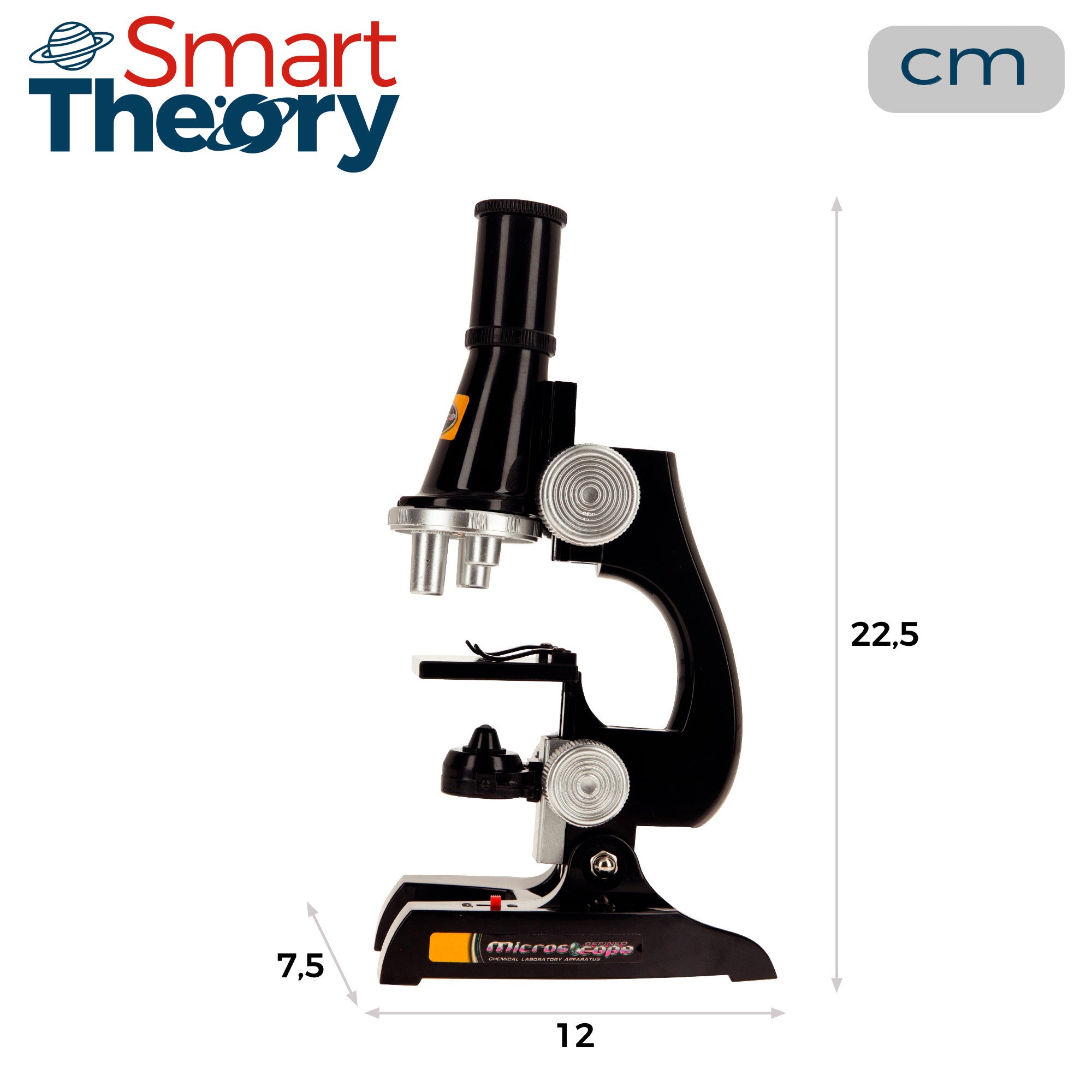 Microscópio de brinquedo Smart Theory com luz