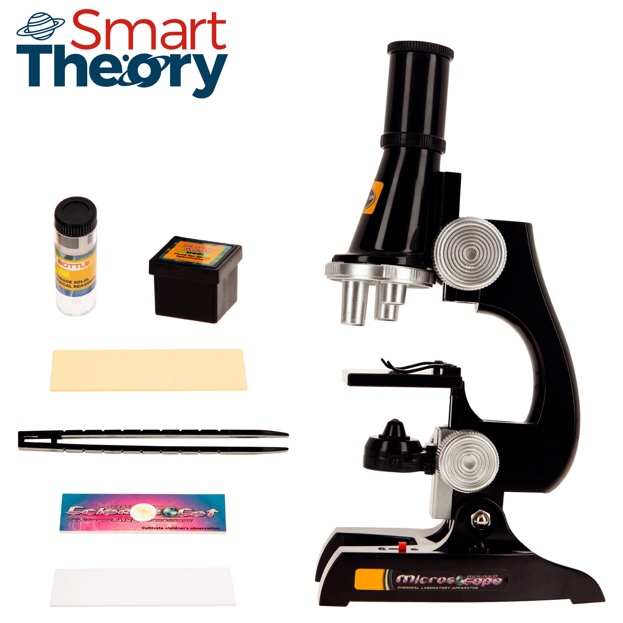 Microscópio de brinquedo Smart Theory com luz