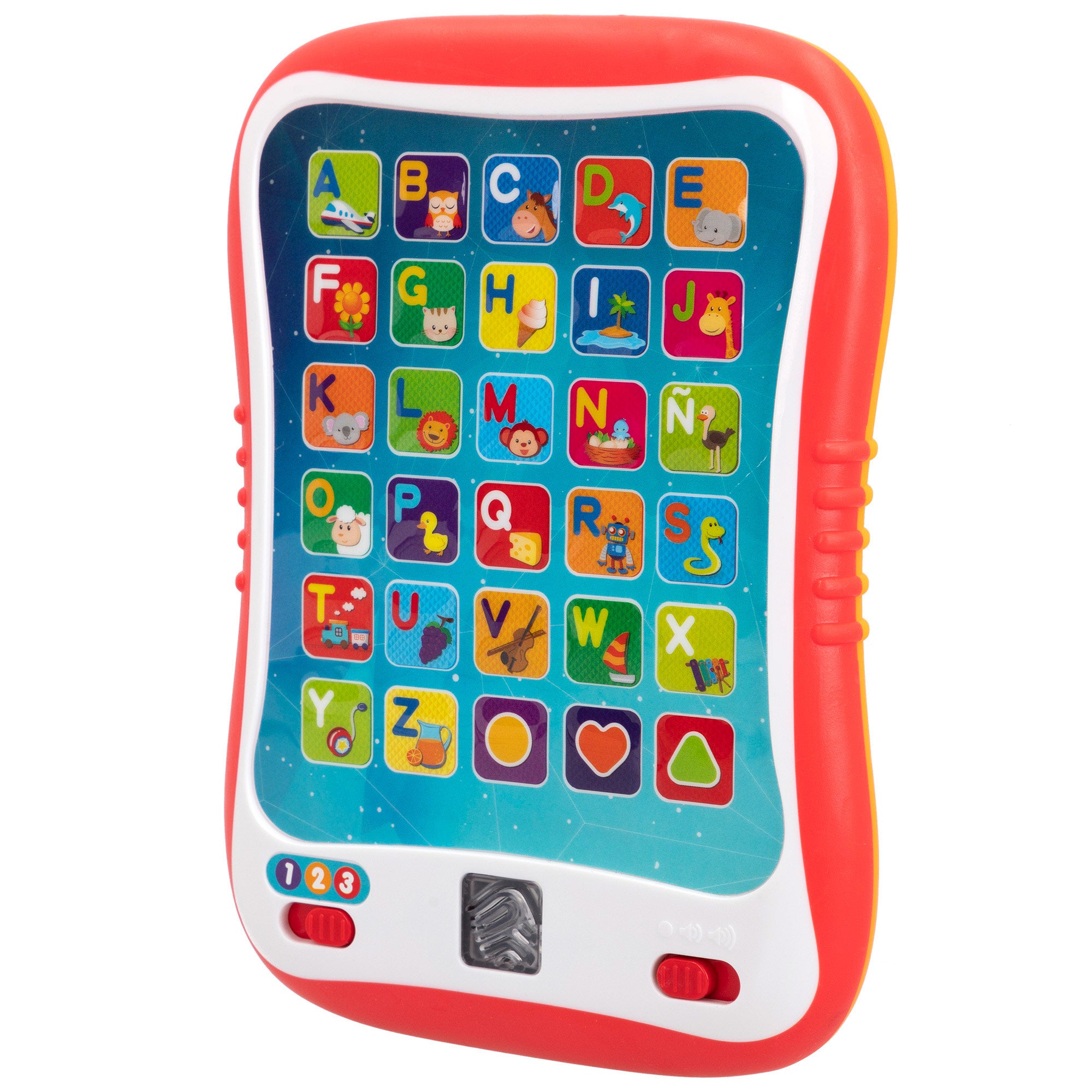 Tablet educativo Winfun com luz e sons em espanhol