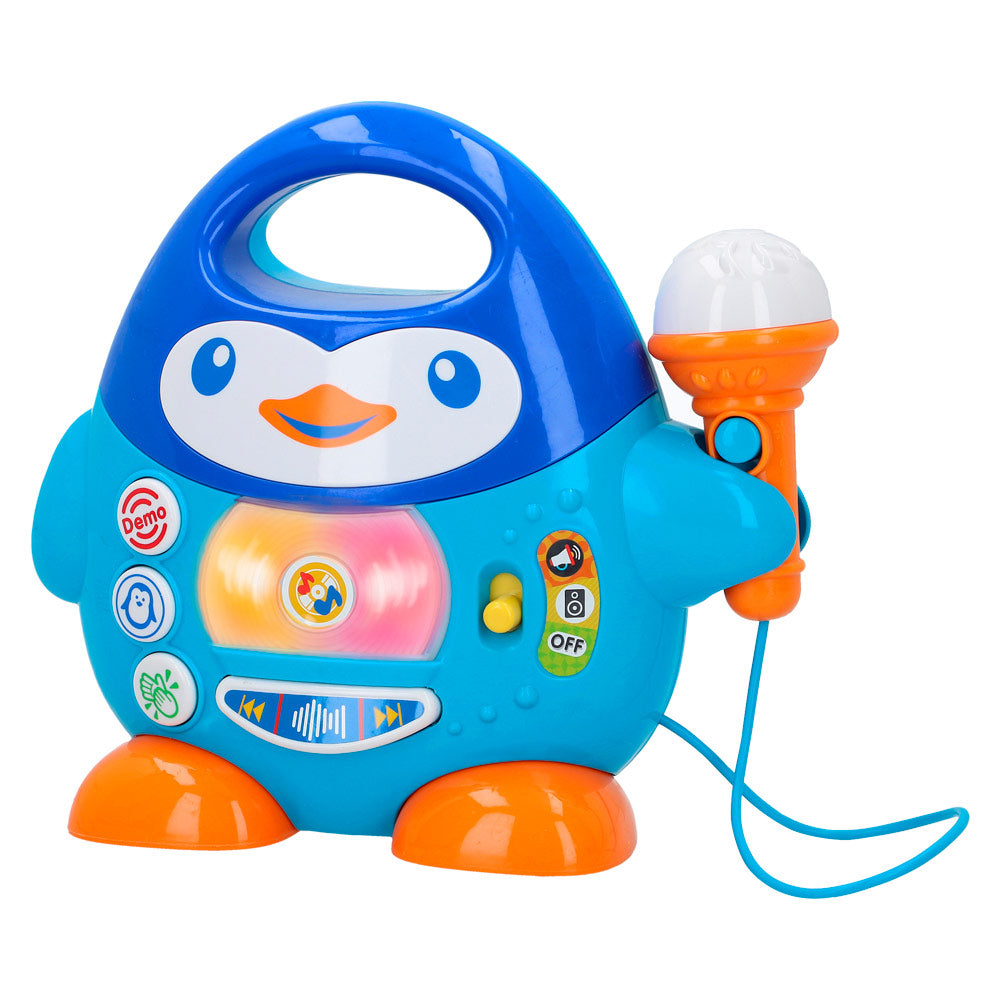Winfun Penguin Karaoke com Luzes e Sons