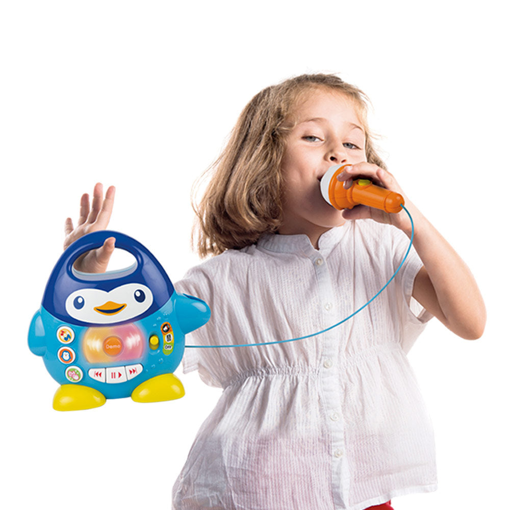 Winfun Penguin Karaoke com Luzes e Sons