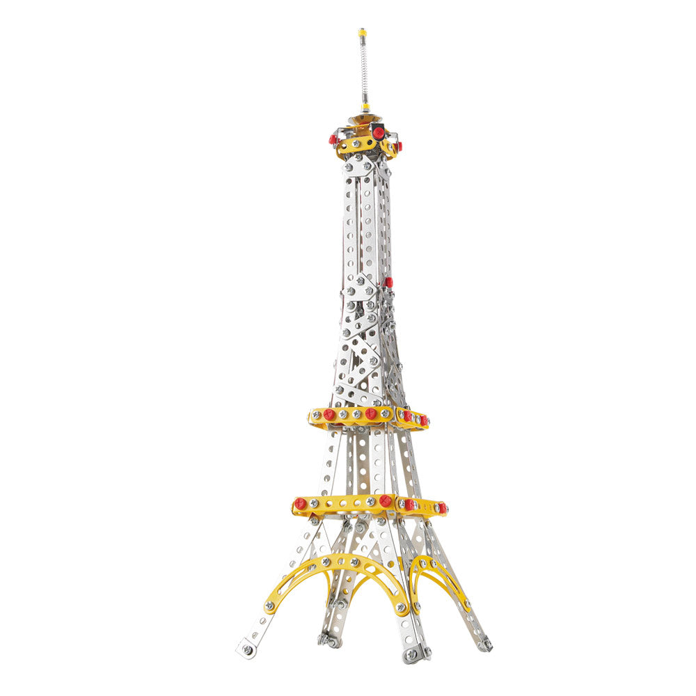Conjunto de construção Torre Eiffel em metal, 447 peças, Smart Theory