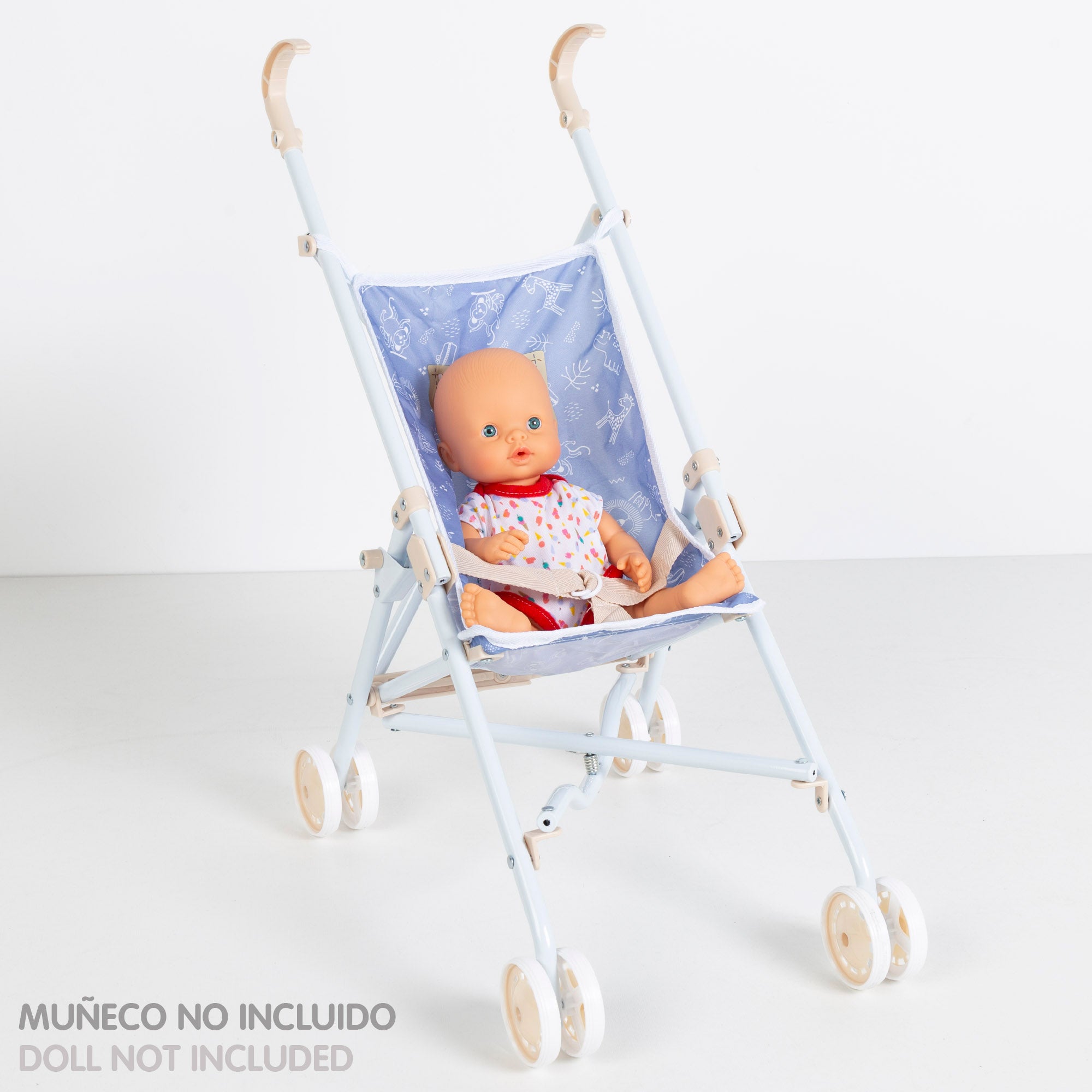 Carrinho de bonecas dobrável estilo bebé