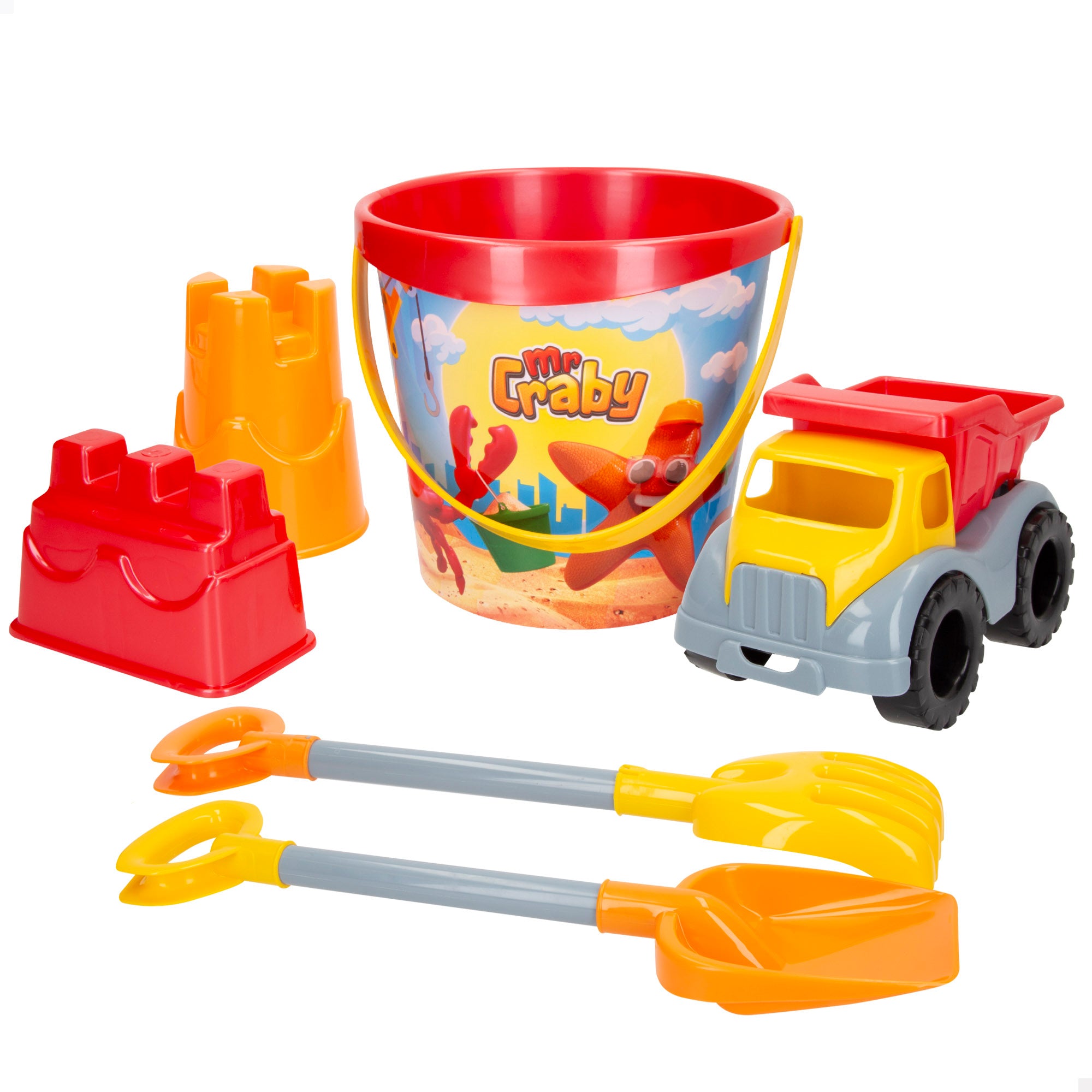 Conjunto de brinquedos de praia com camião e acessórios Color Beach