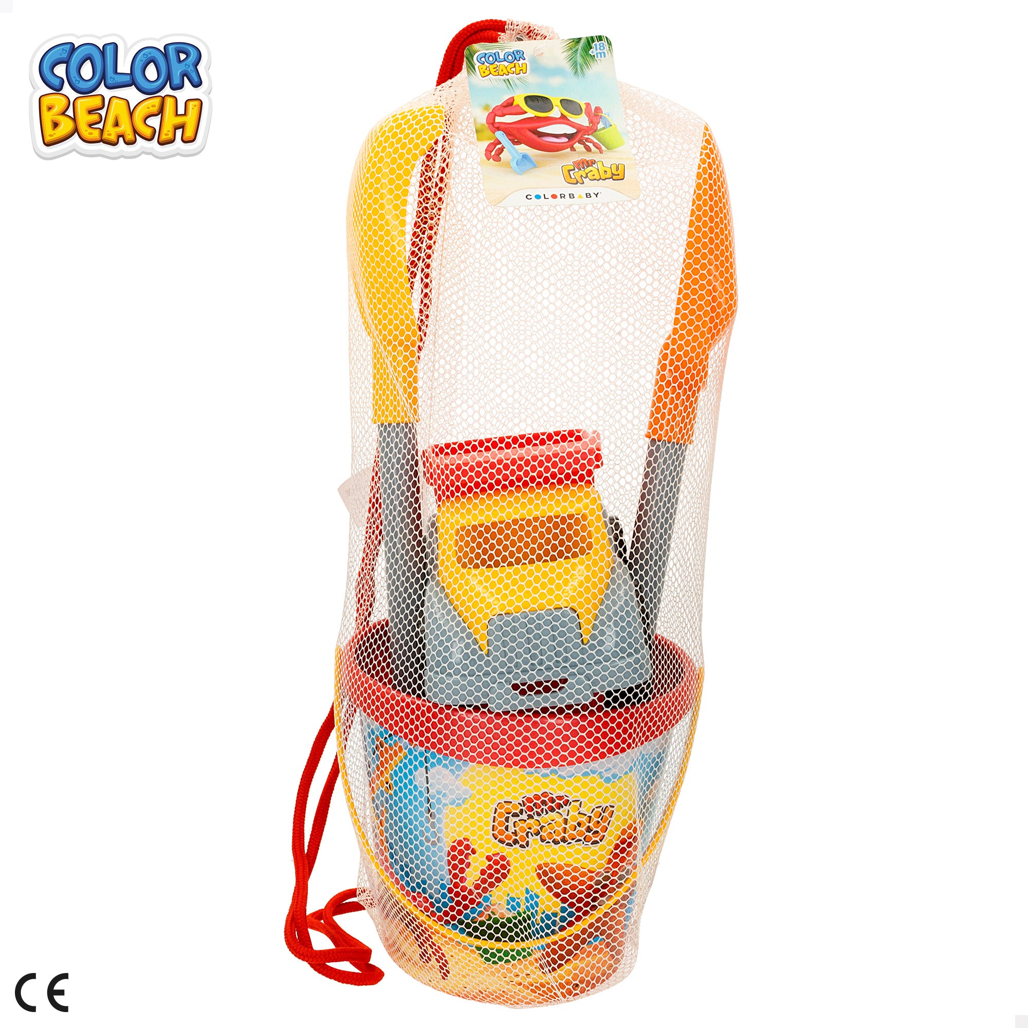 Conjunto de brinquedos de praia com camião e acessórios Color Beach