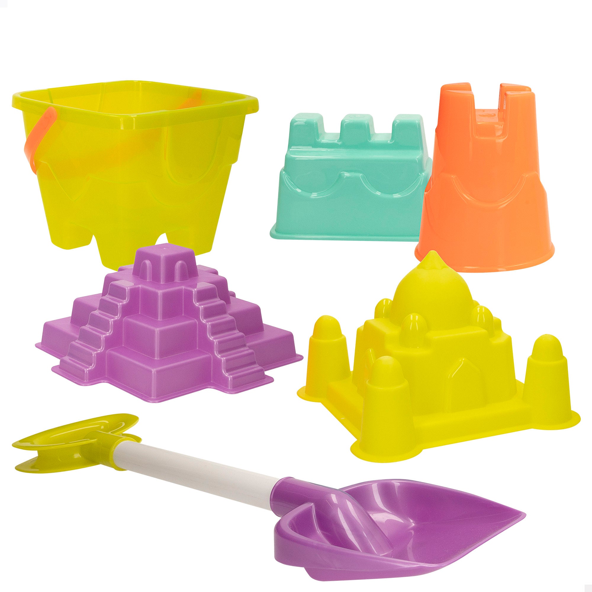 Conjunto de brinquedos de praia com balde, Color Beach