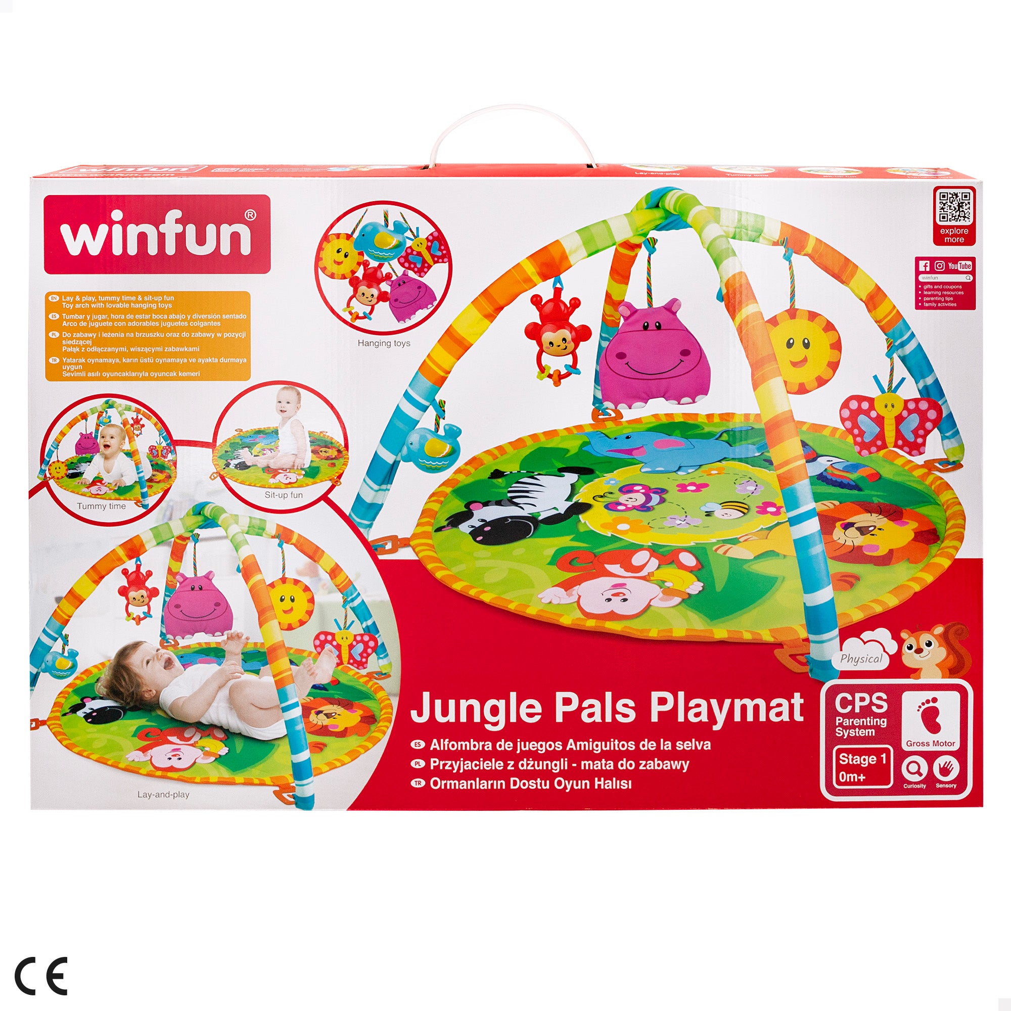 Ginásio para Bebés Winfun Jungle