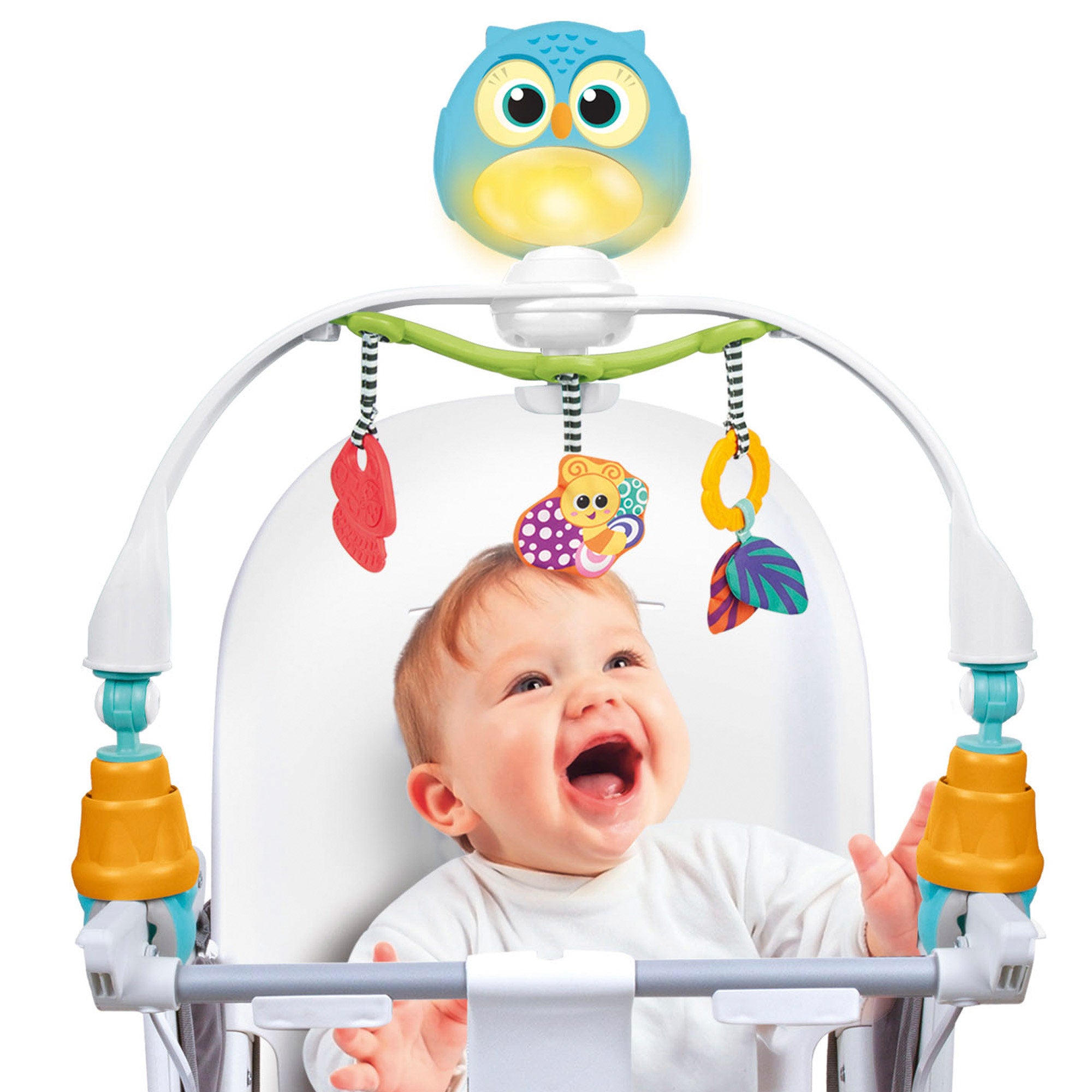 Carrossel musical Winfun para berço e carrinho de bebé