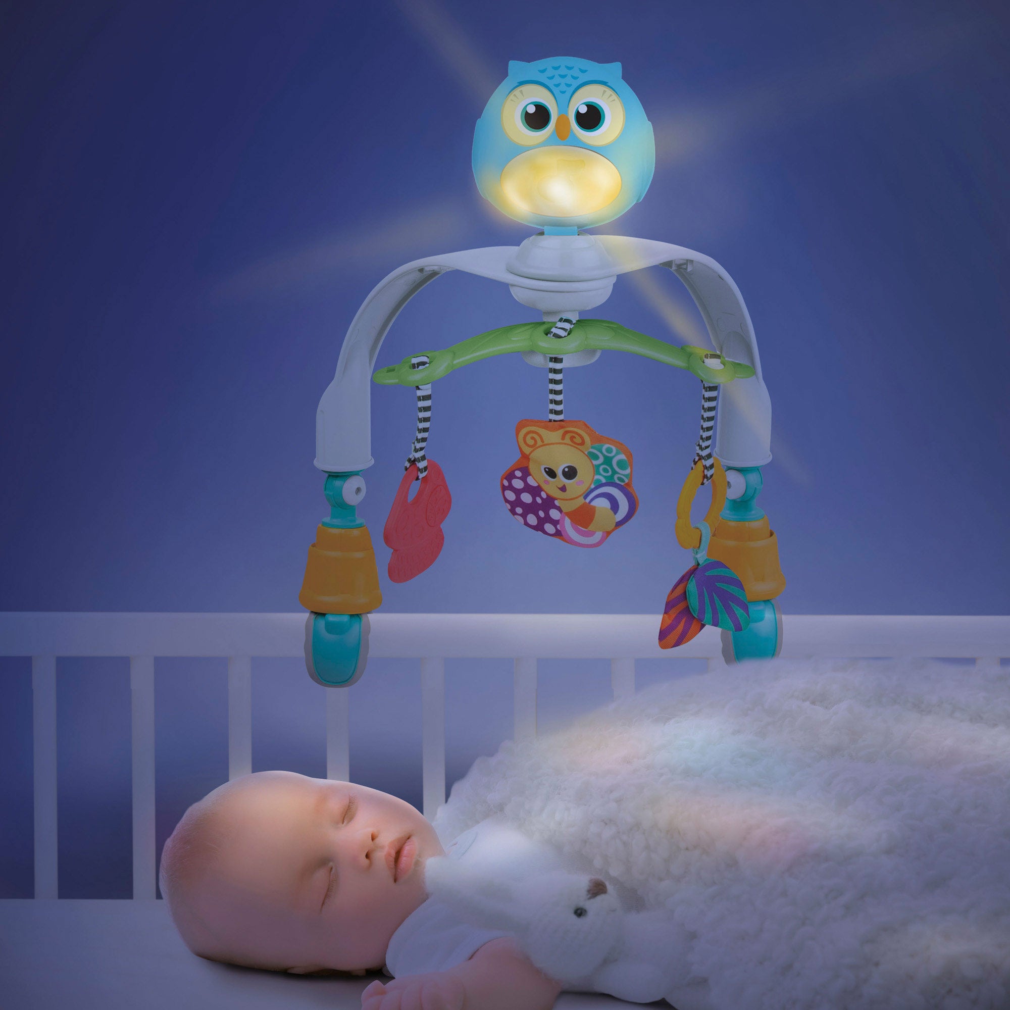 Carrossel musical Winfun para berço e carrinho de bebé