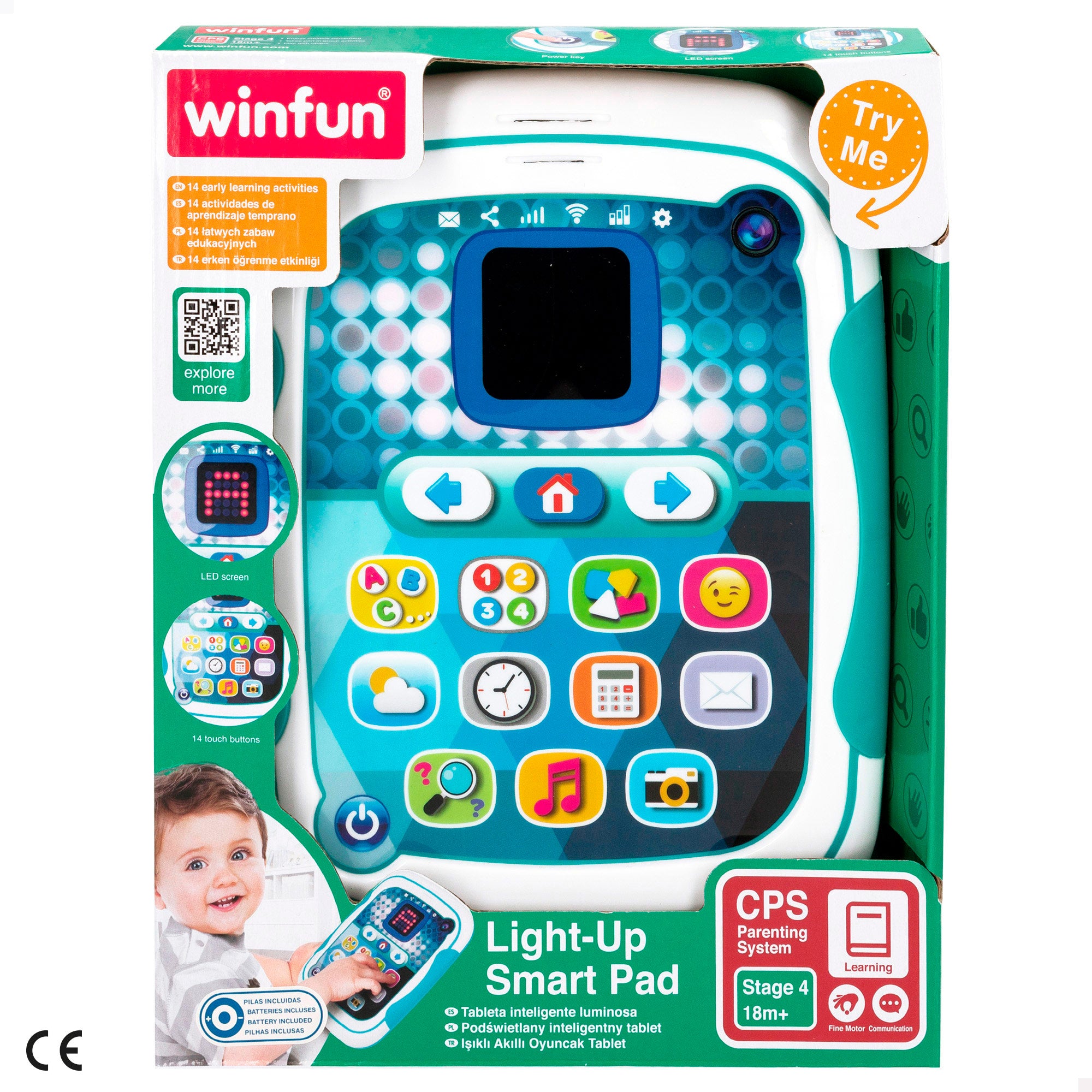Tablet interativo Winfun com luzes e sons