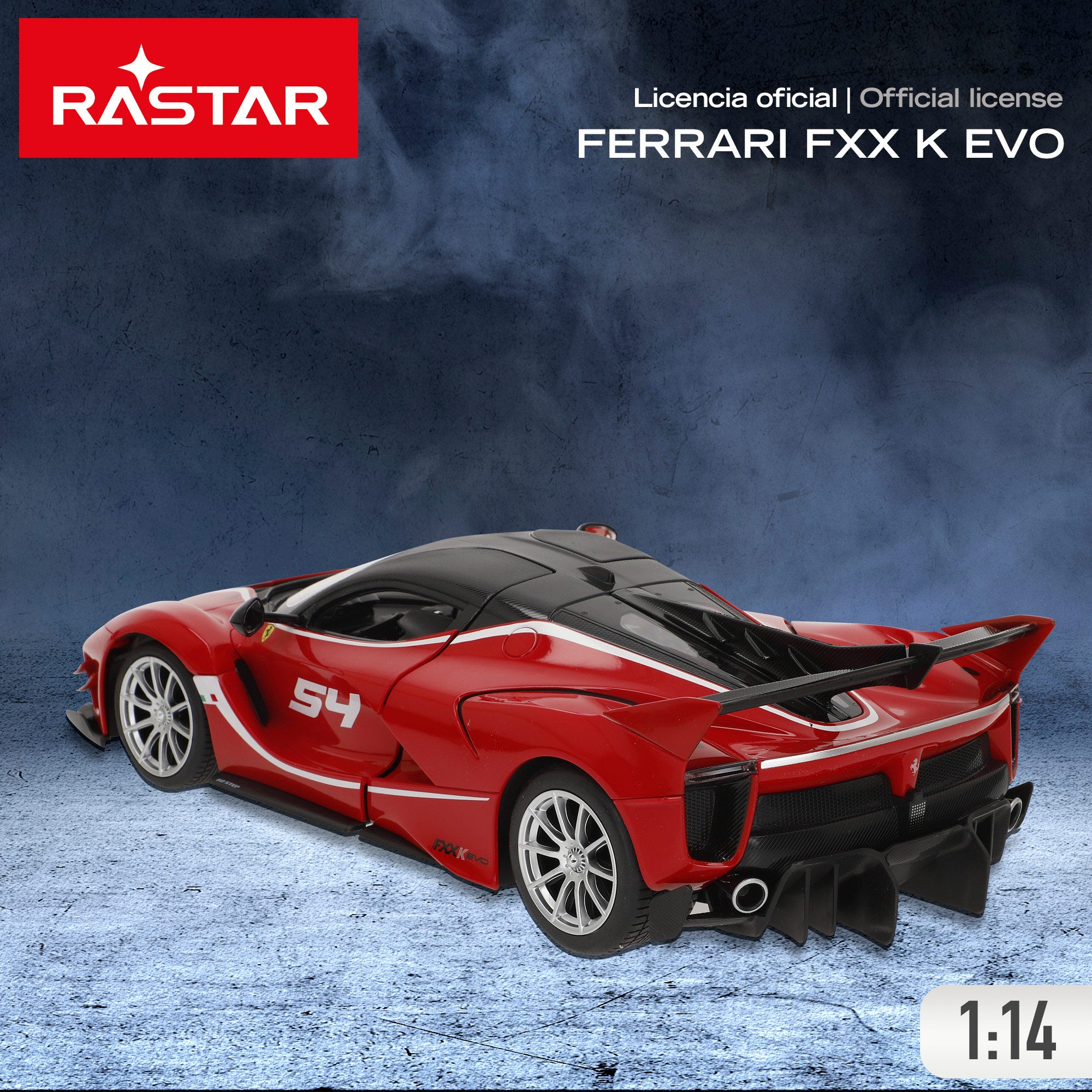 Carro telecomandado RASTAR Ferrari FXX K EVO 1:14