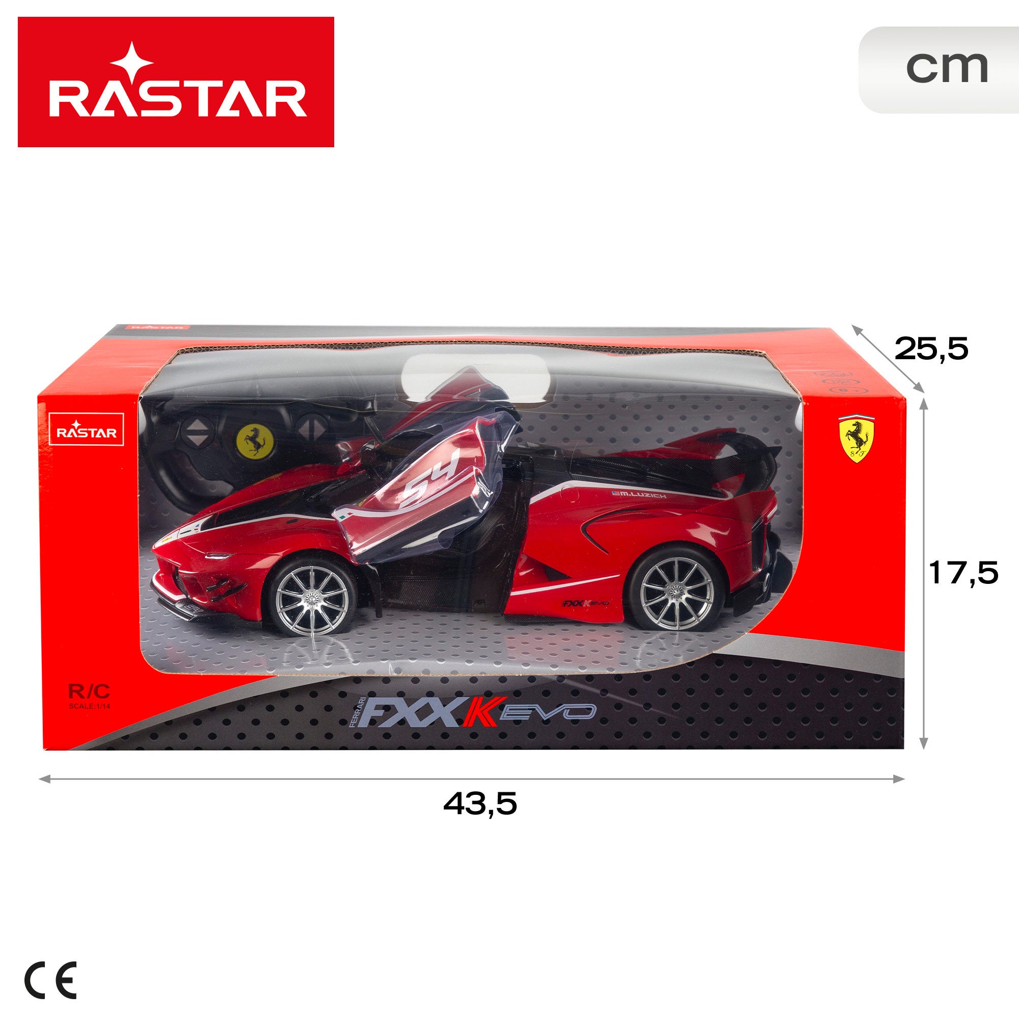Carro telecomandado RASTAR Ferrari FXX K EVO 1:14