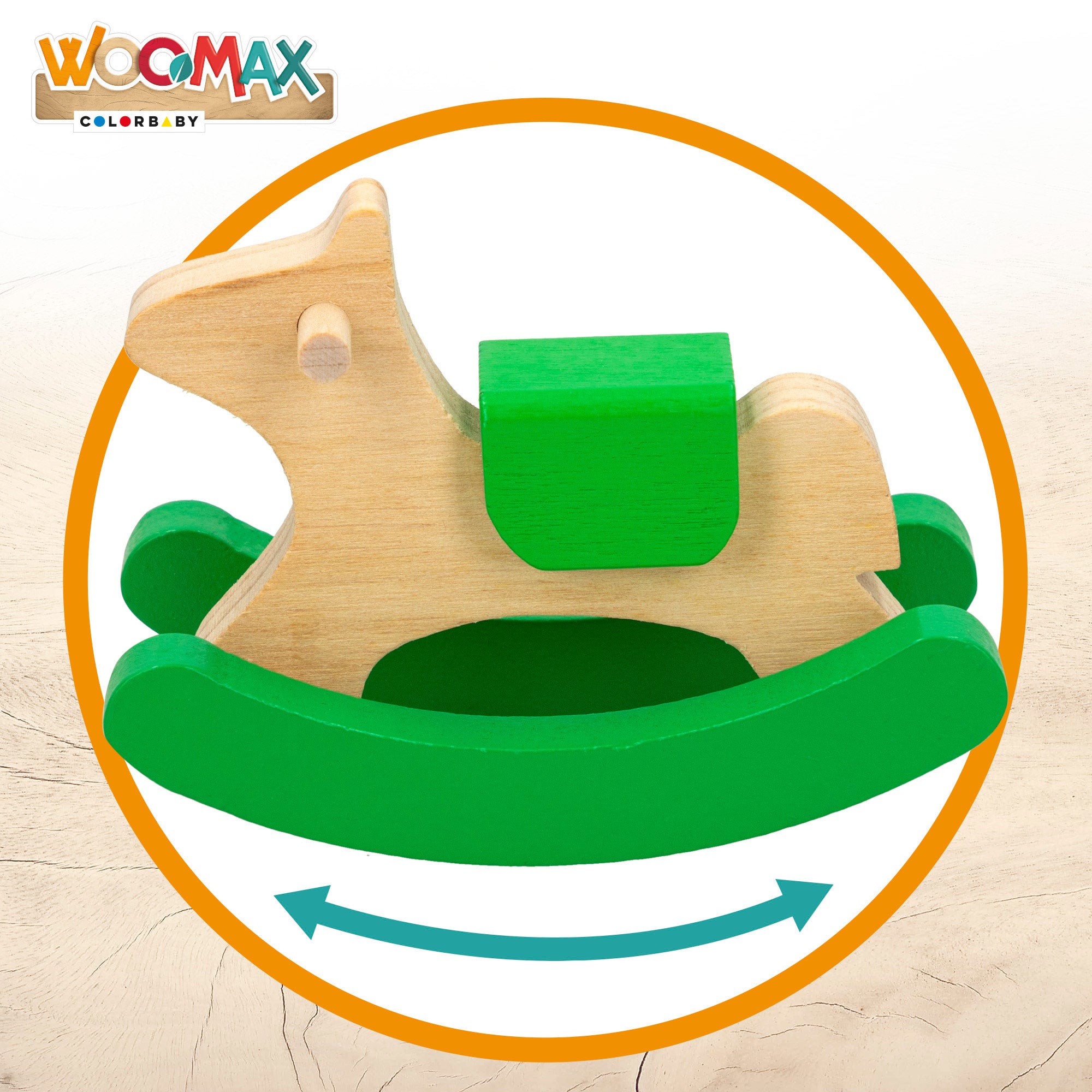 Conjunto de Mobiliário de Madeira para Casa de Bonecas WOOMAX