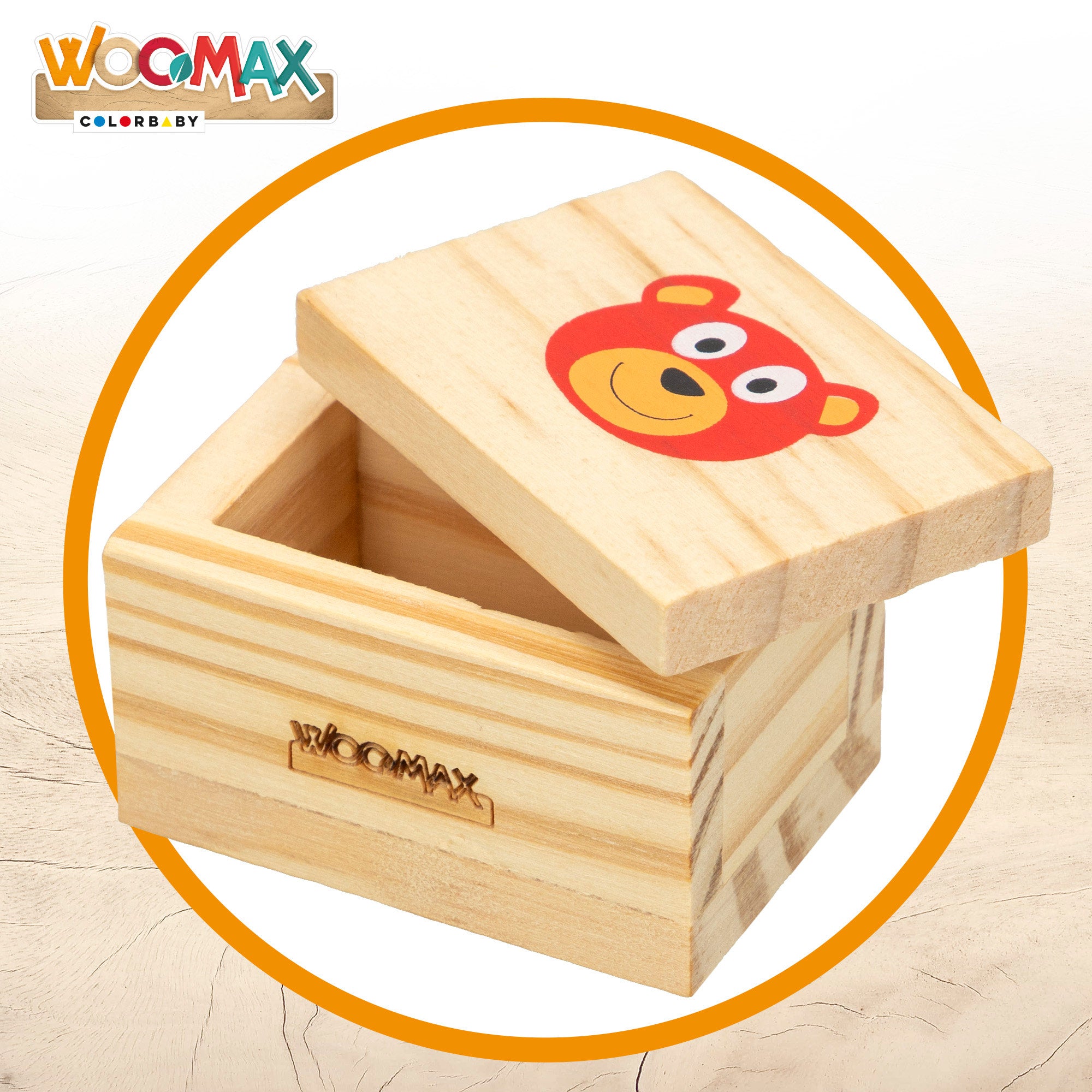 Conjunto de Mobiliário de Madeira para Casa de Bonecas WOOMAX