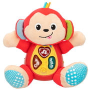 Brinquedo de peluche interativo Winfun com luz e som.