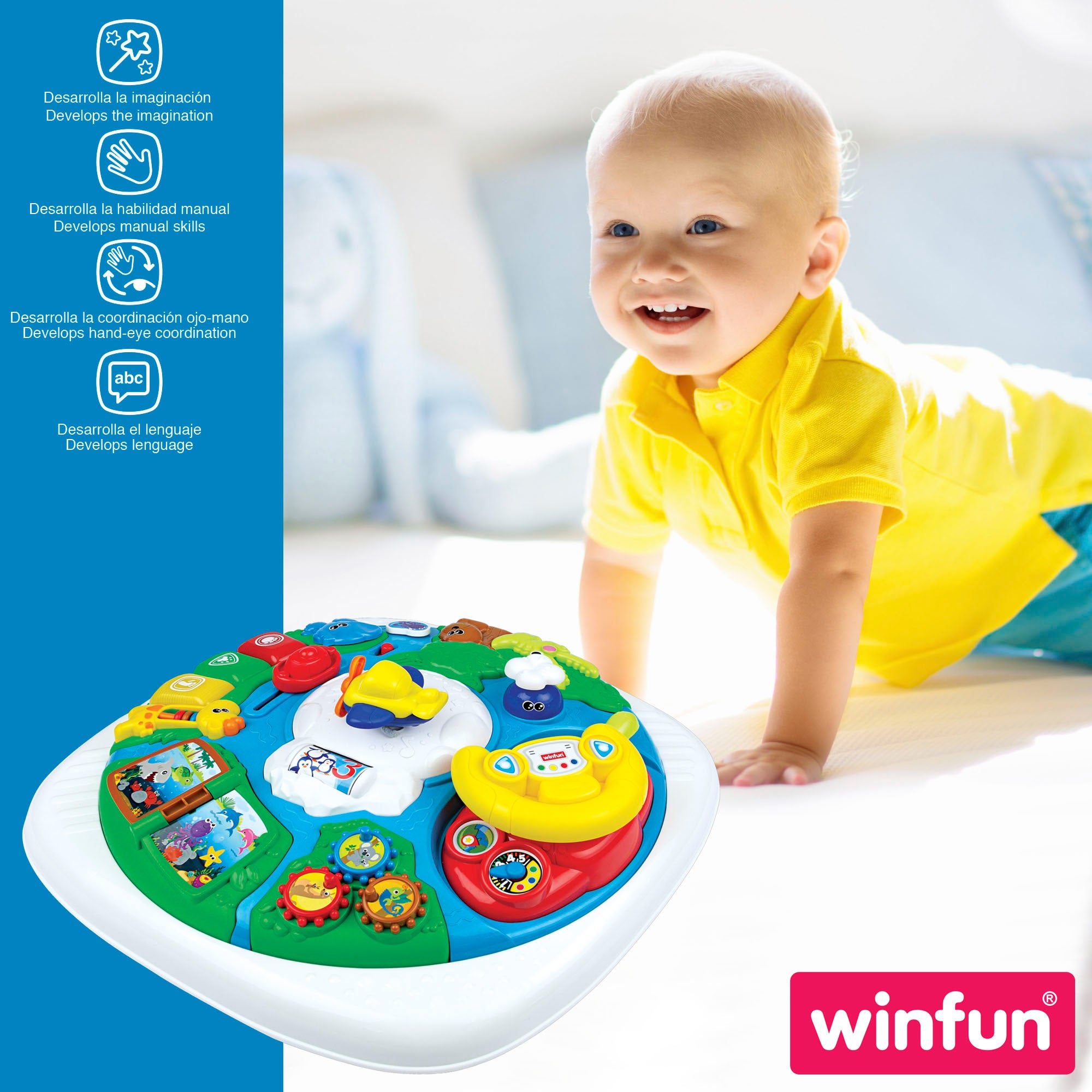Mesa de atividades Winfun Globetrotter