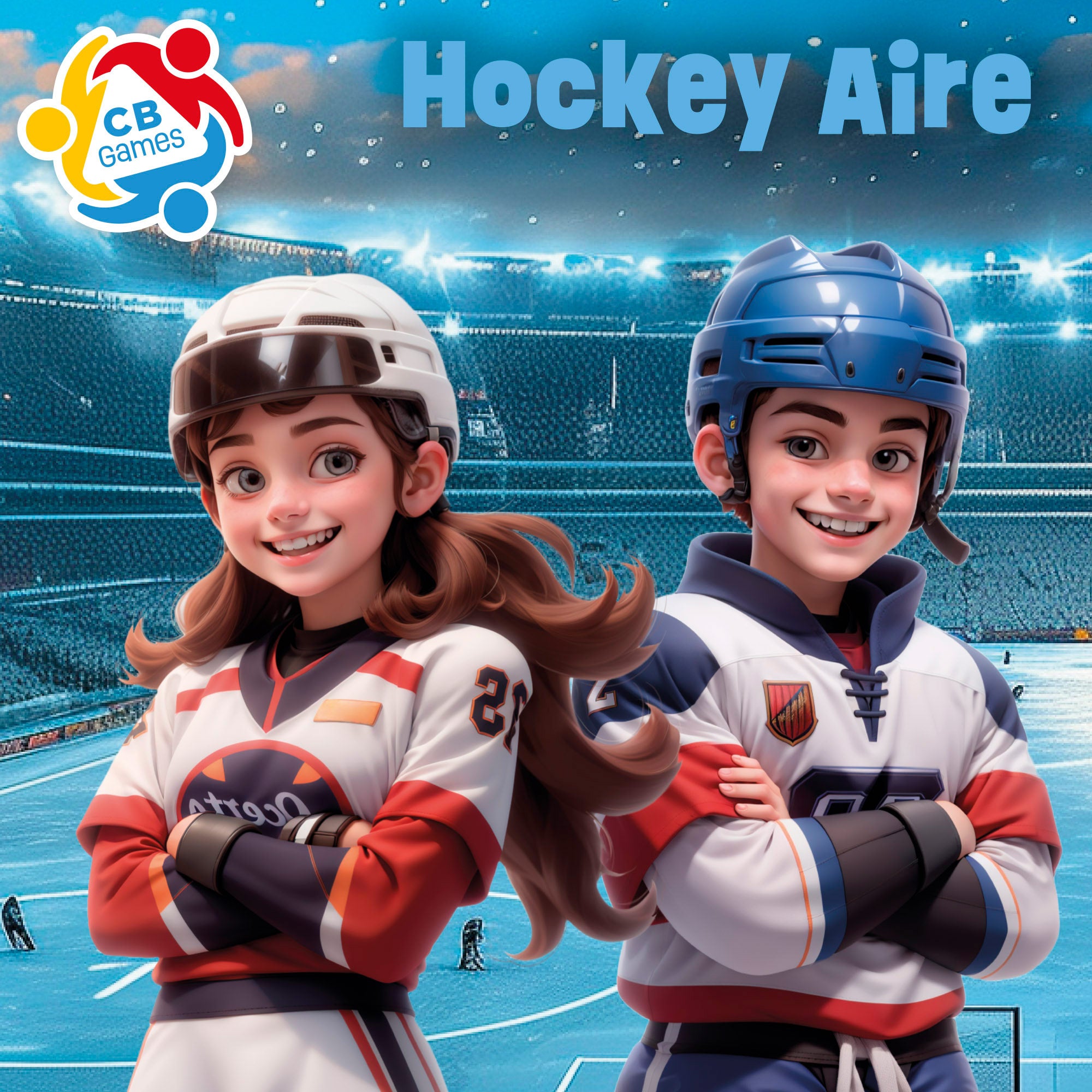Jogo de Air Hockey de Mesa, Madeira, 56x31x10 cm, CB Games