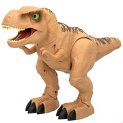 Dinossauro T-Rex interativo com movimentos e sons realistas - Dinos Unleashed