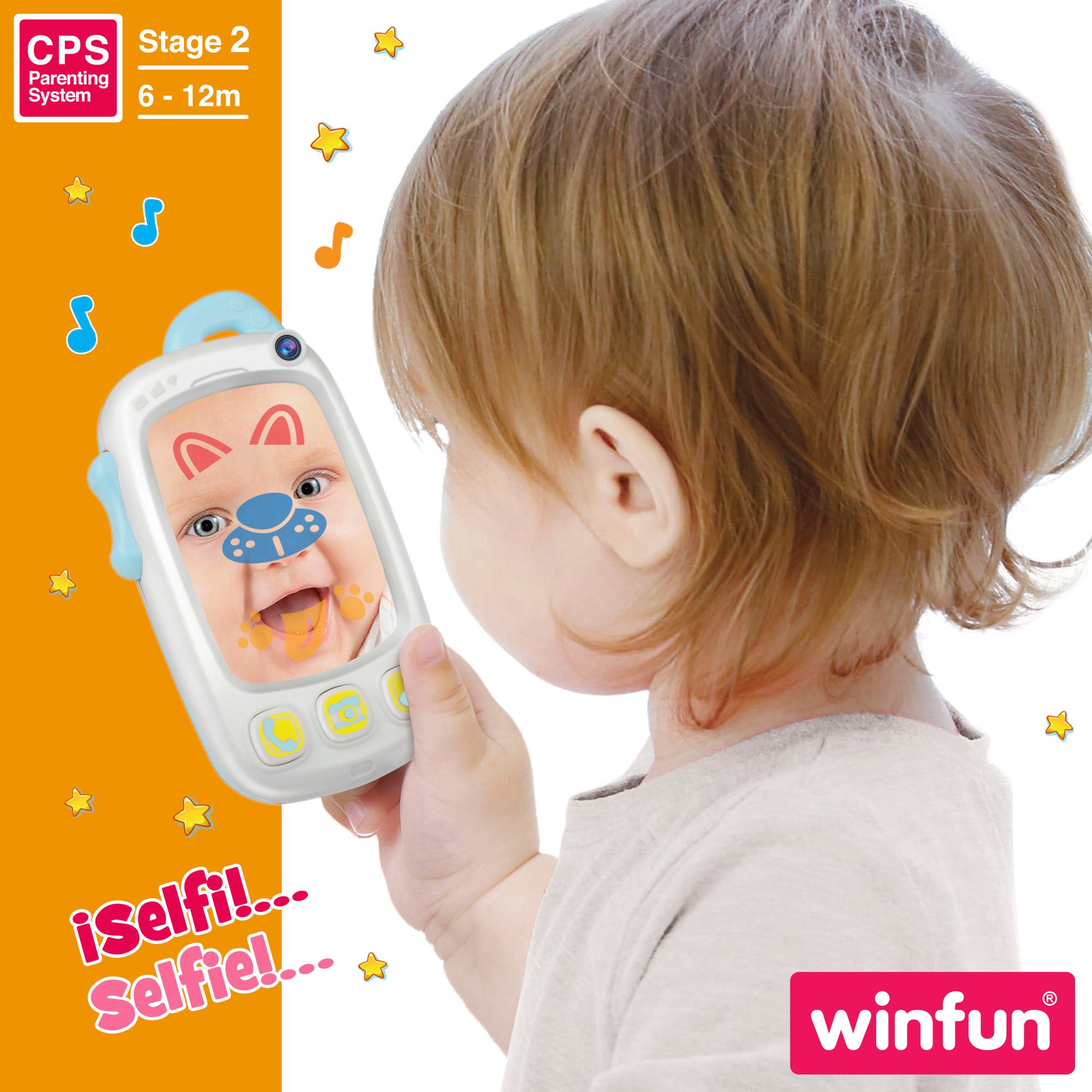 Telemóvel musical para bebés Winfun