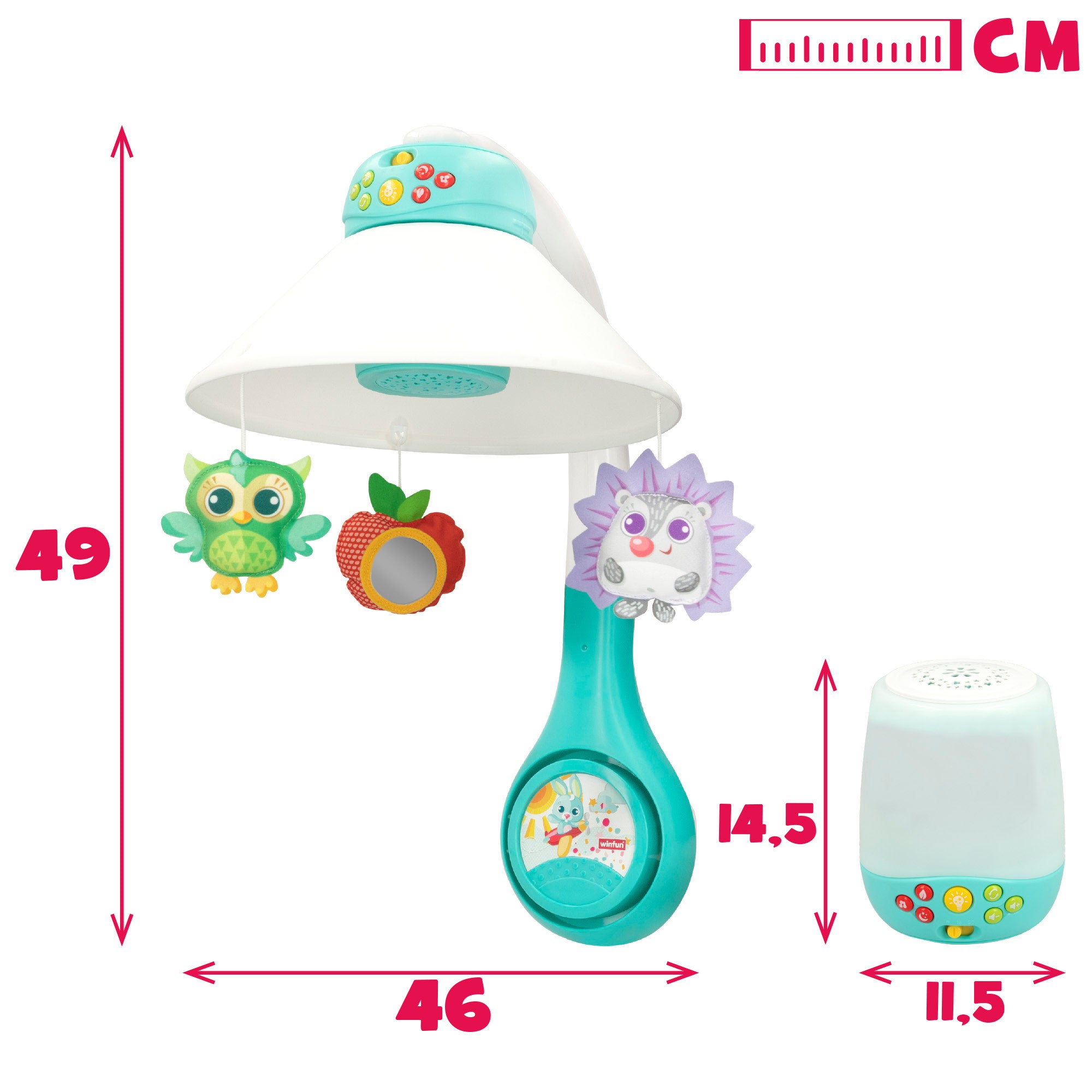 Projetor para Bebé 3 em 1 Winfun
