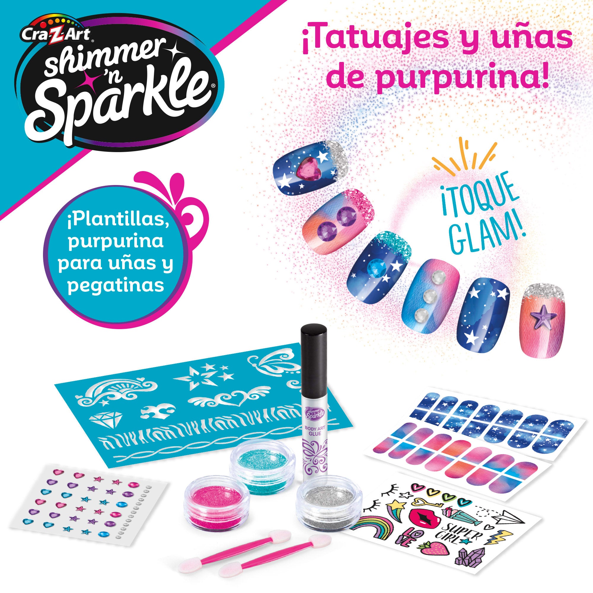 Centro de unhas e tatuagem Shimmer 'n Sparkle para meninas