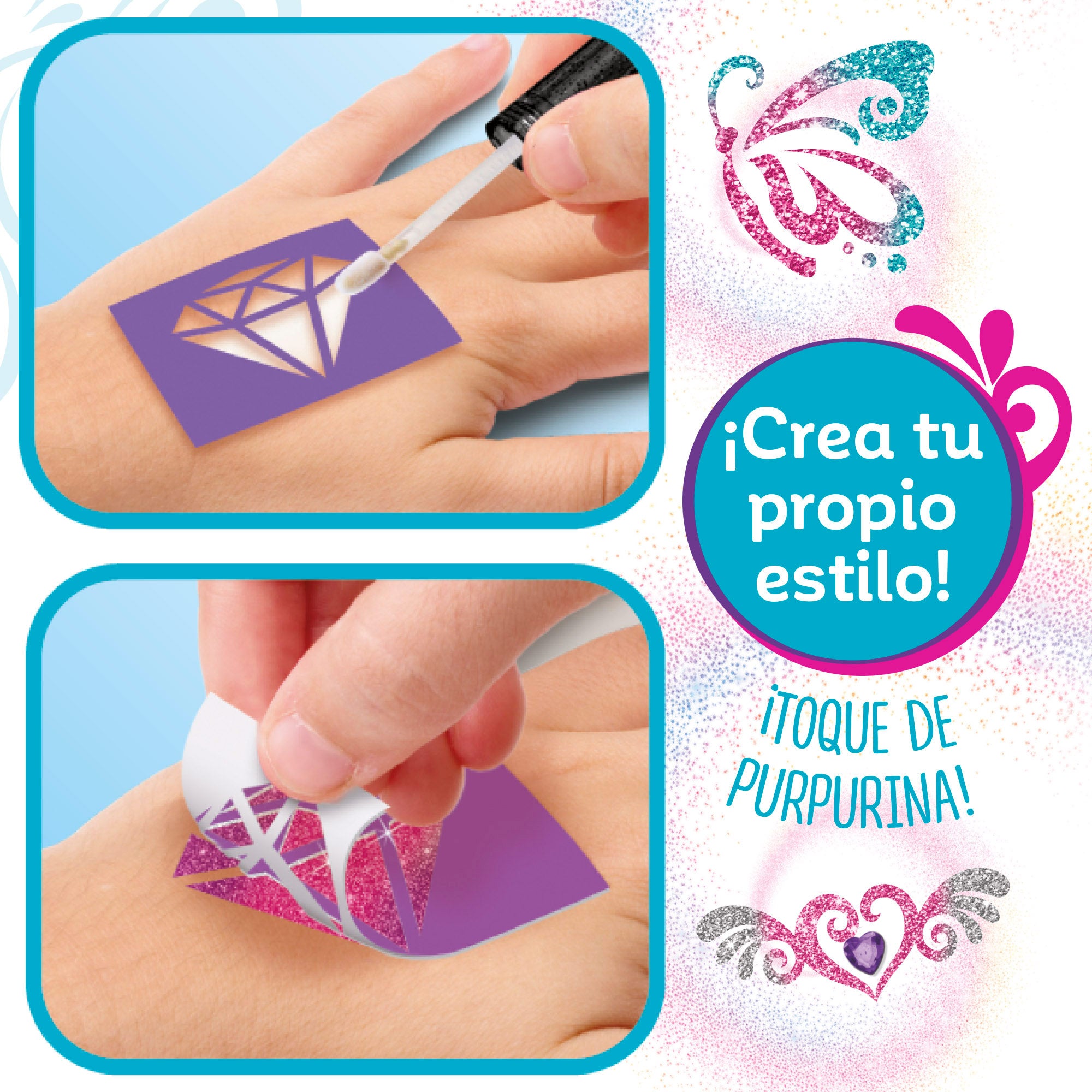 Centro de unhas e tatuagem Shimmer 'n Sparkle para meninas