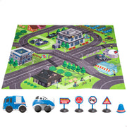 Tapete de atividades Speed ​​​​&amp; Go com fricção para carrinhos