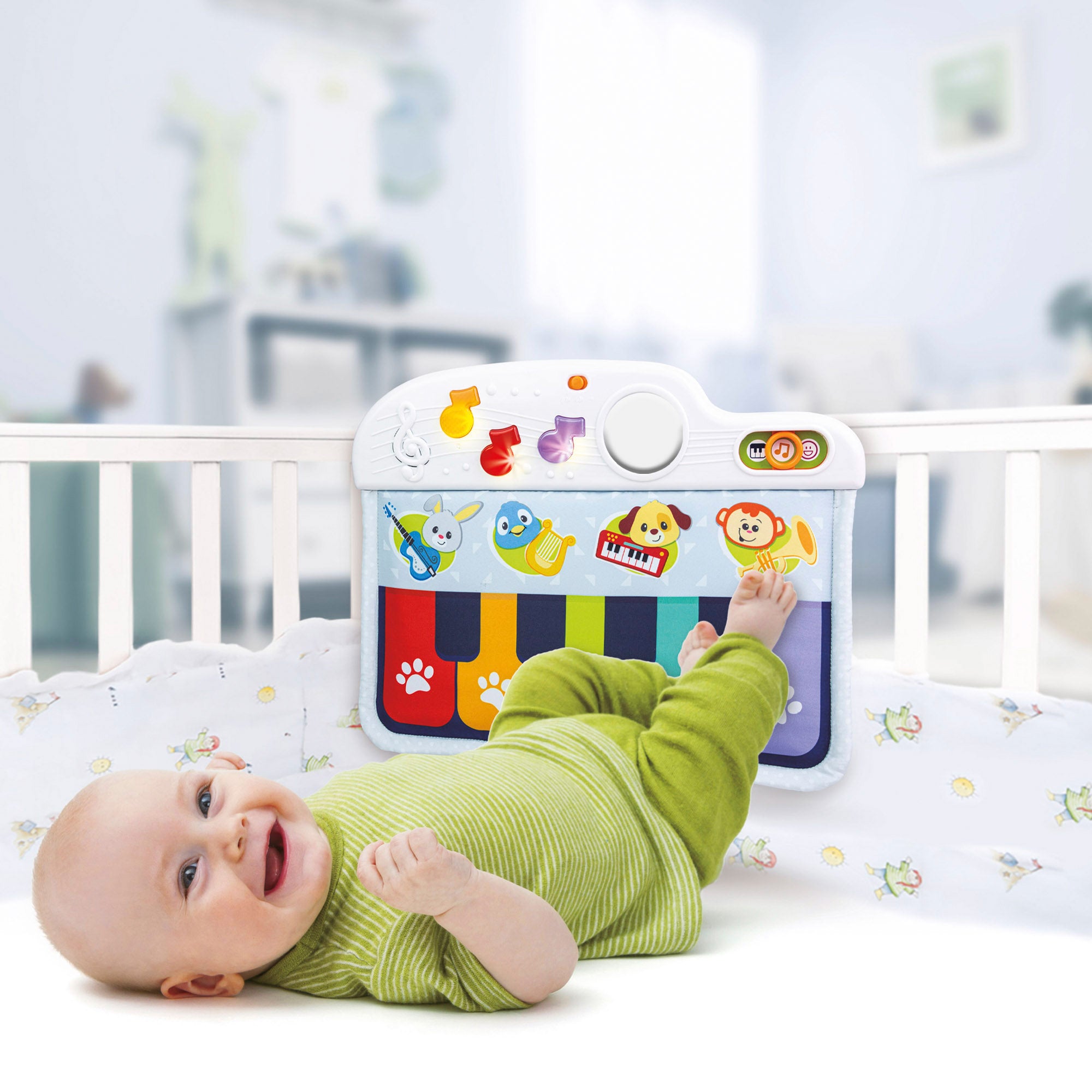 Winfun Piano para bebés c/luz e som