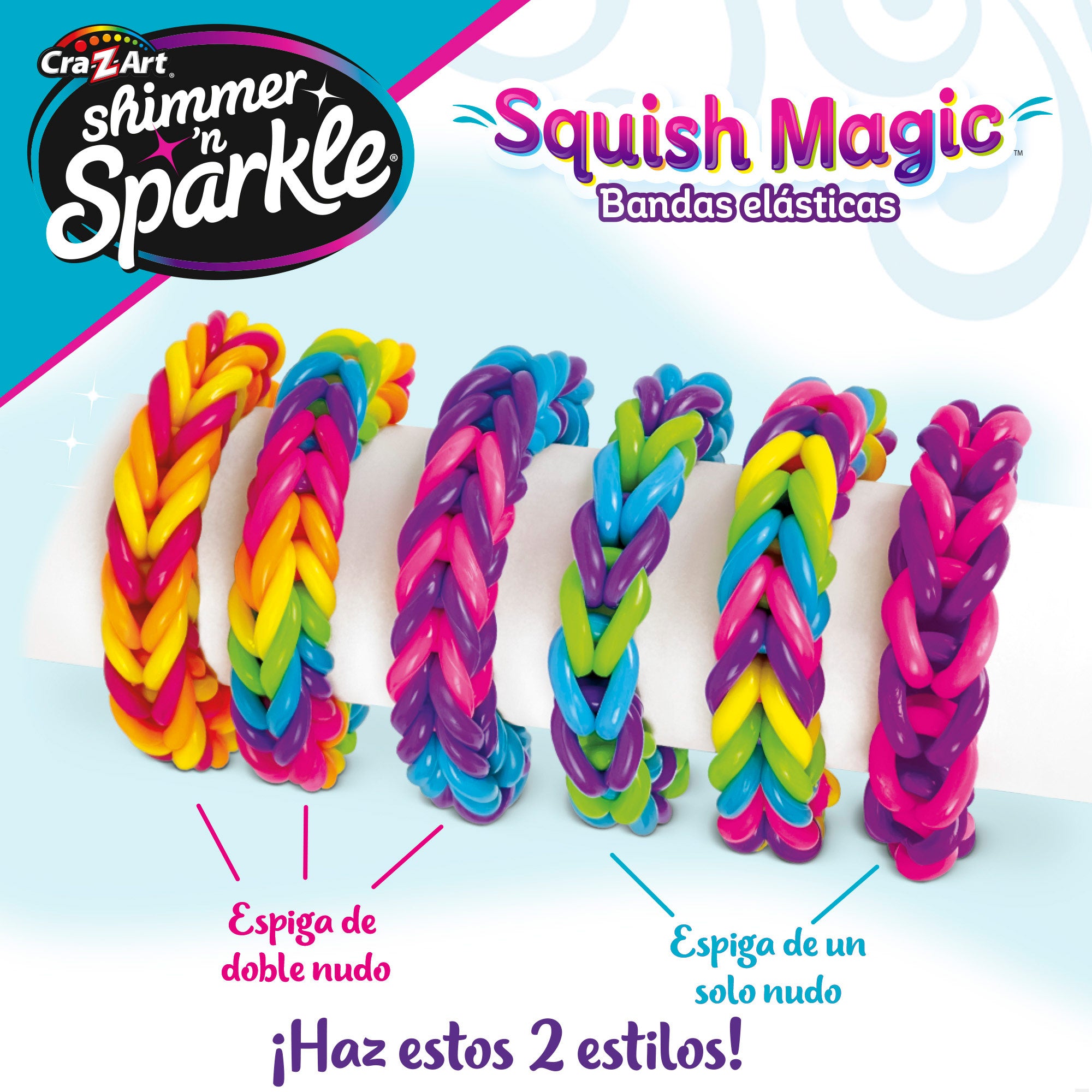Kit para fazer pulseiras elásticas Shimmer 'n Sparkle