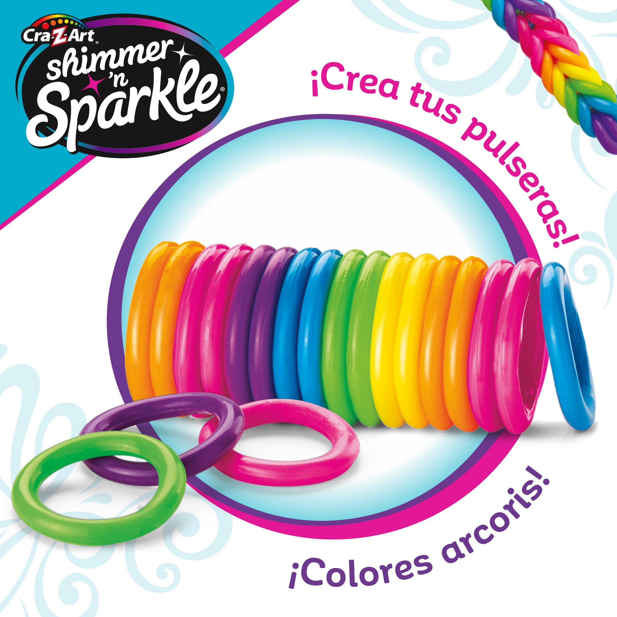 Kit para fazer pulseiras elásticas Shimmer 'n Sparkle