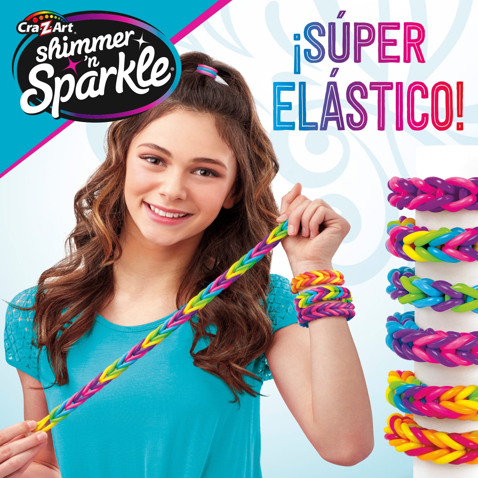 Kit para fazer pulseiras elásticas Shimmer 'n Sparkle