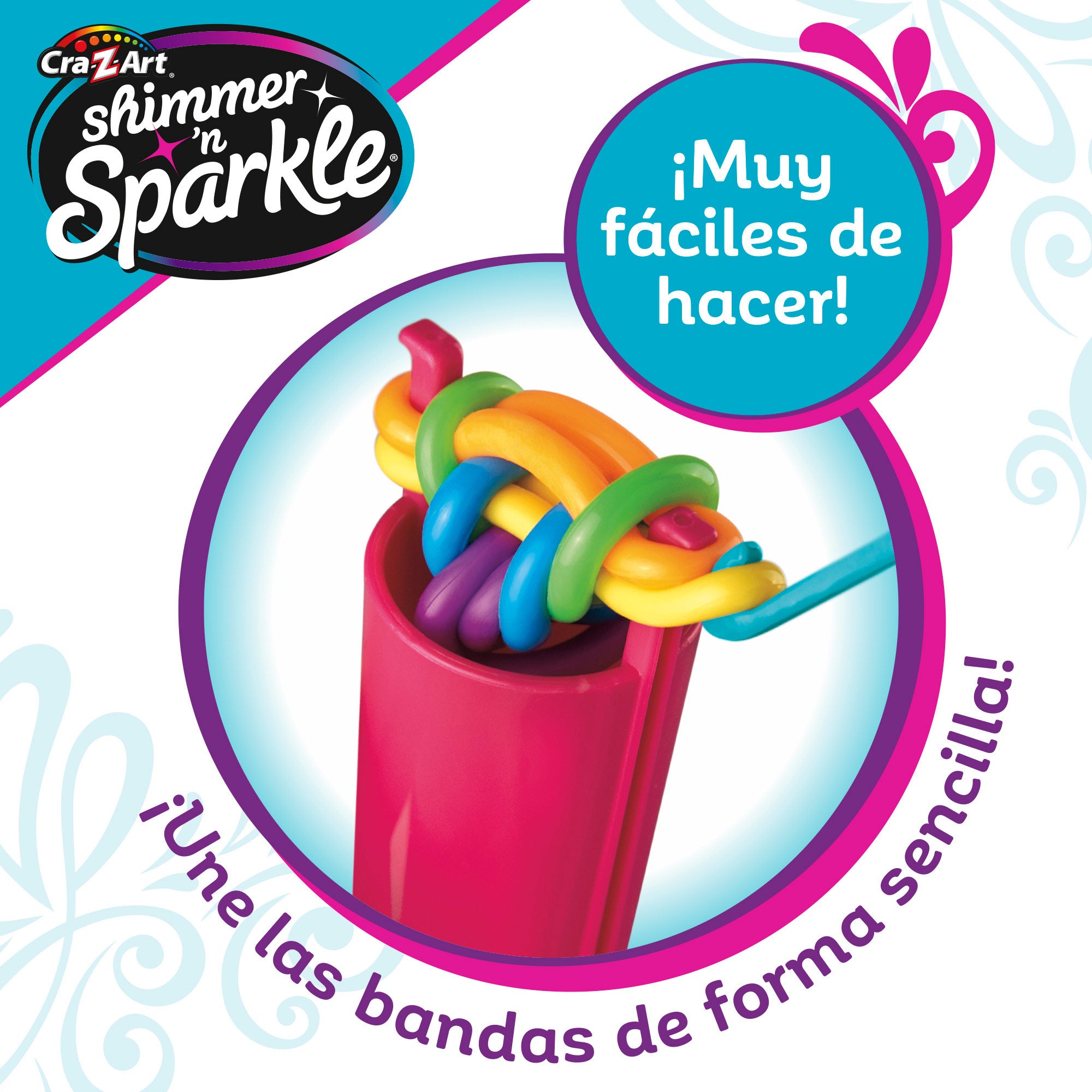 Kit para fazer pulseiras elásticas Shimmer 'n Sparkle