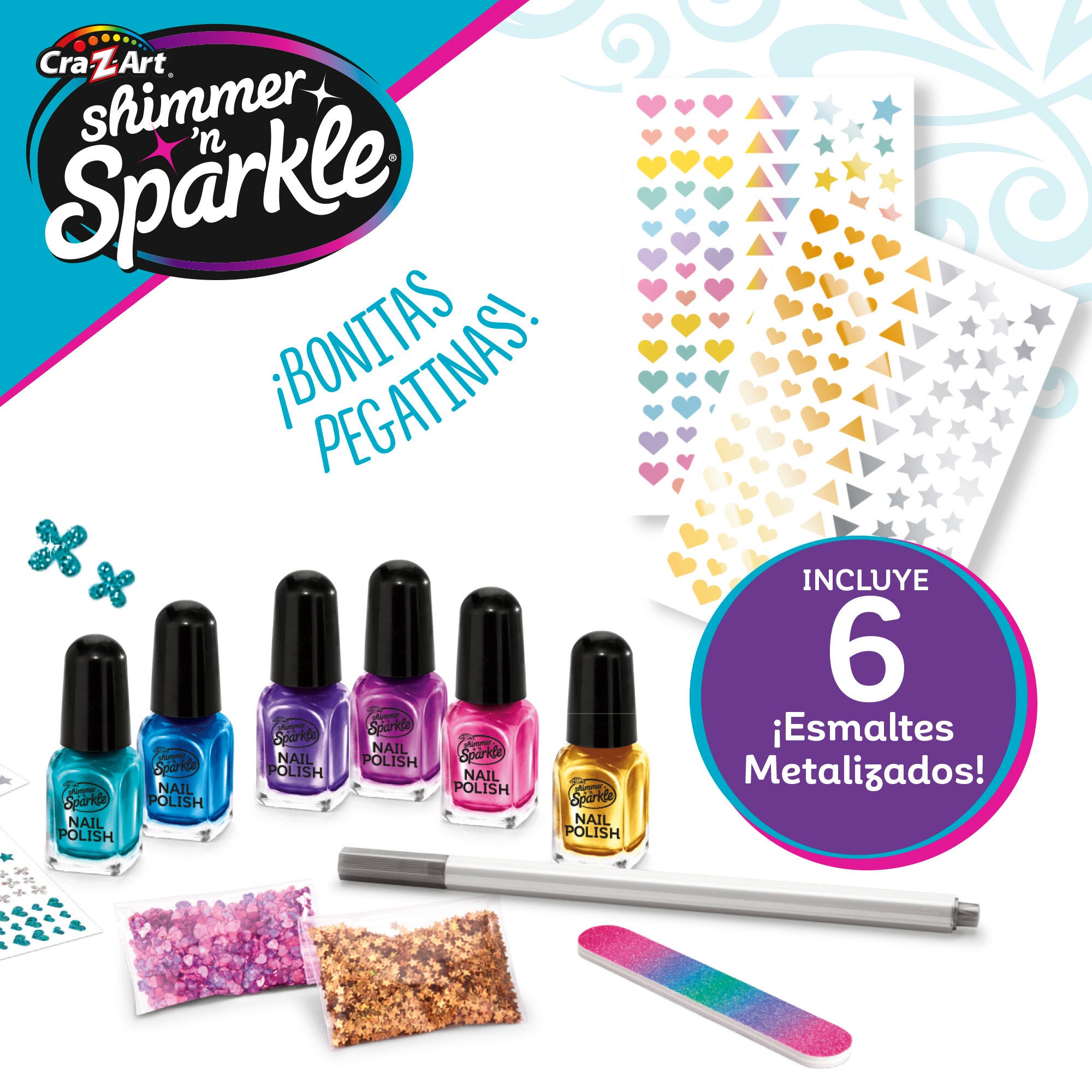 Estúdio de Unhas Metálicas Shimmer 'n Sparkle
