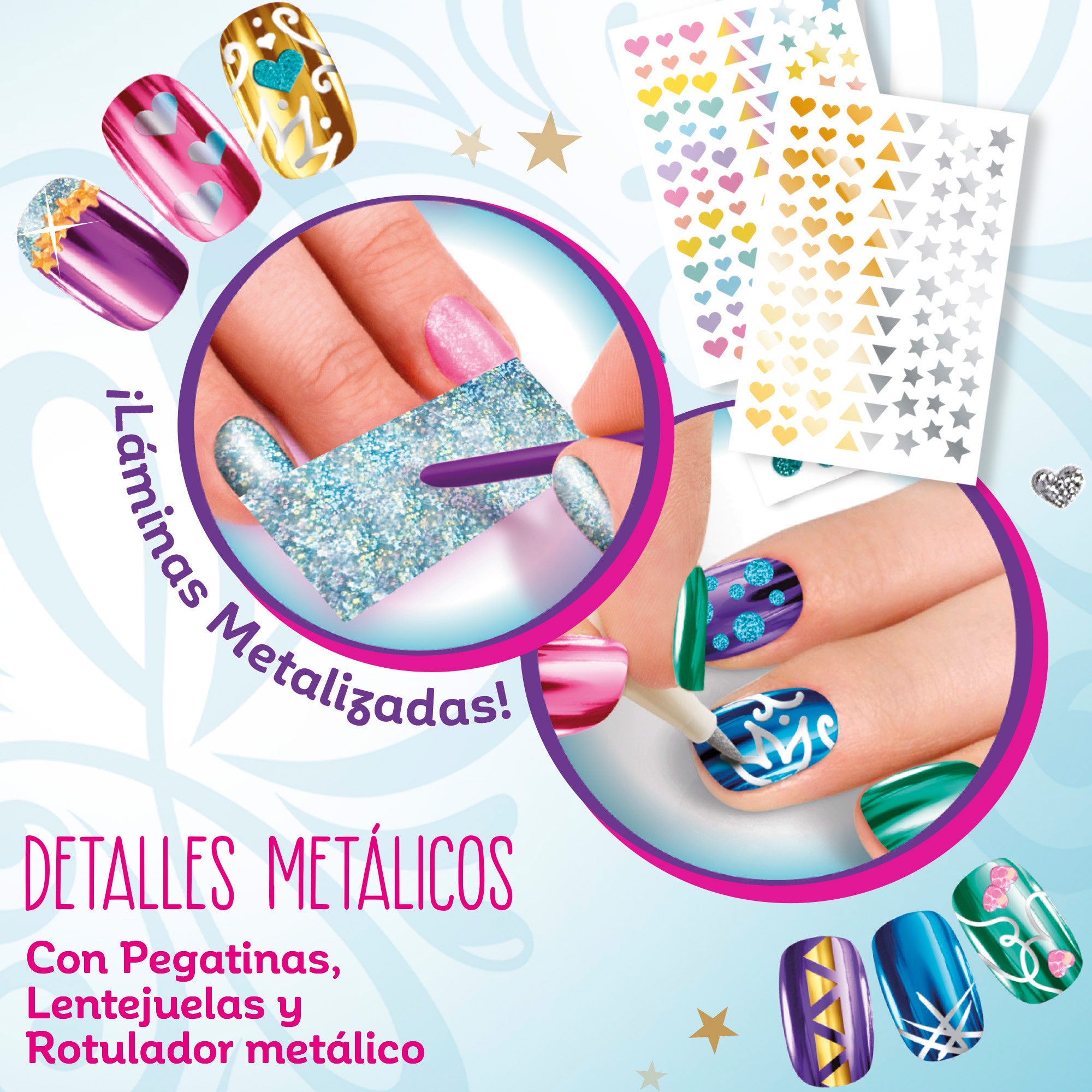 Estúdio de Unhas Metálicas Shimmer 'n Sparkle