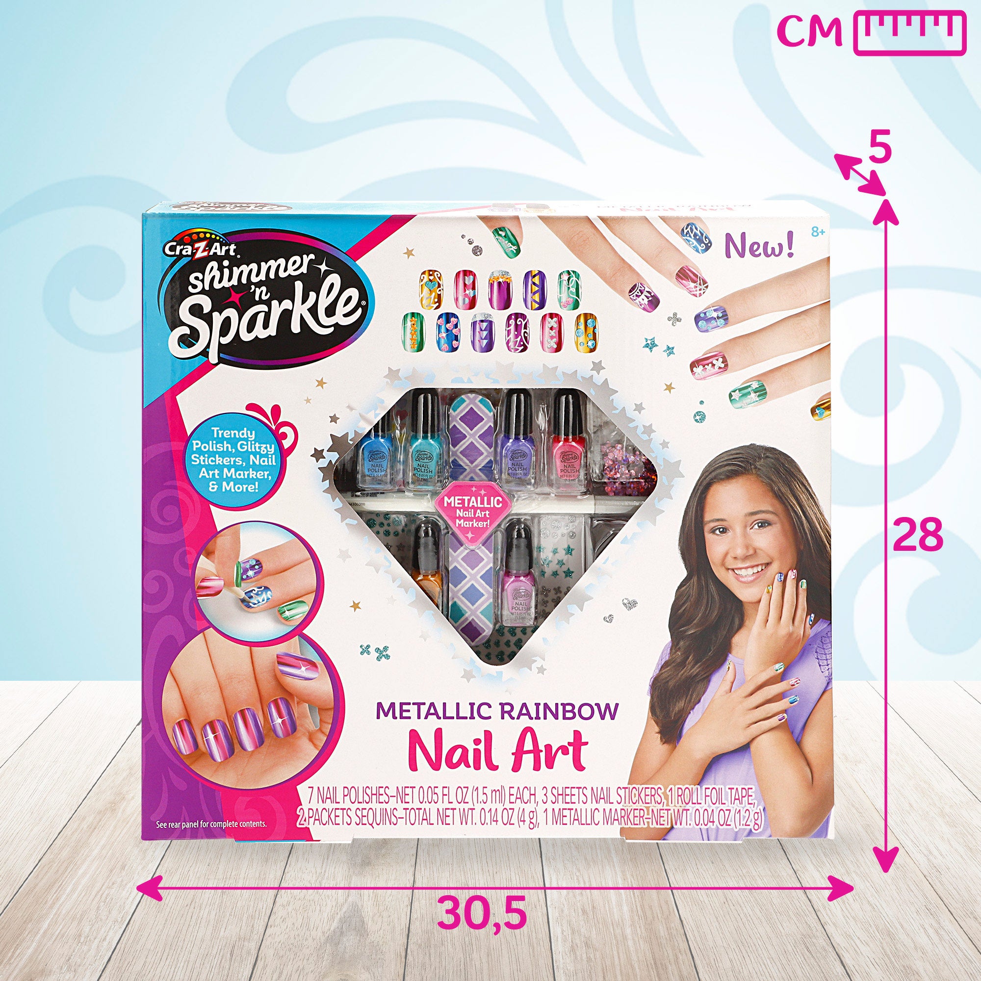 Estúdio de Unhas Metálicas Shimmer 'n Sparkle