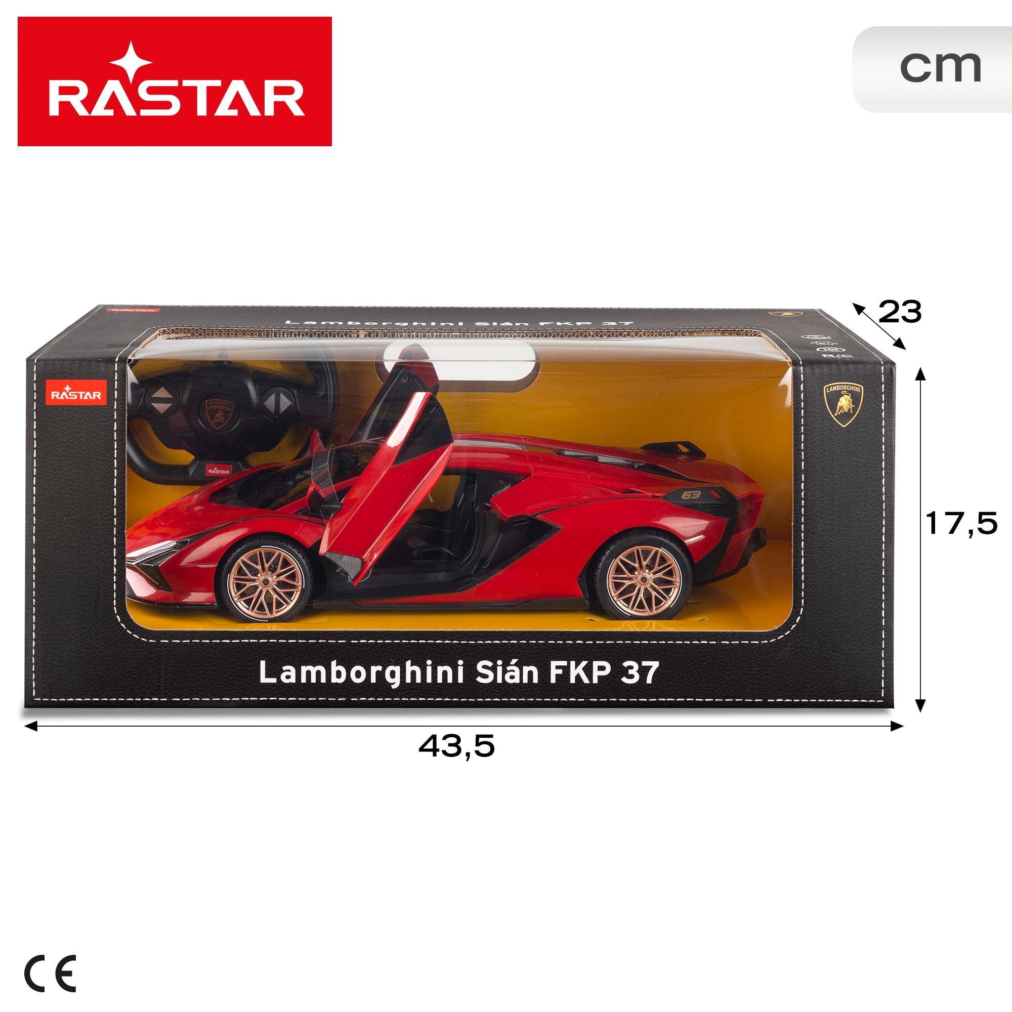 Carro telecomandado RASTAR Lamborghini Sián FKP 37 com luzes 1:14