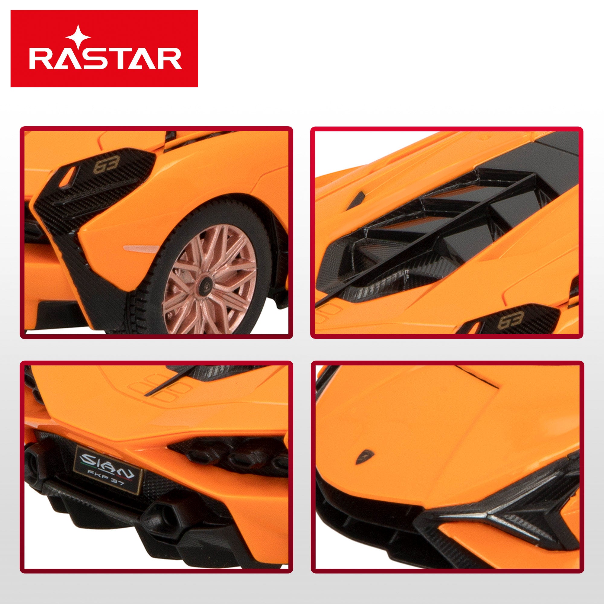 Carro telecomandado RASTAR Lamborghini Sián FKP 37 1:24