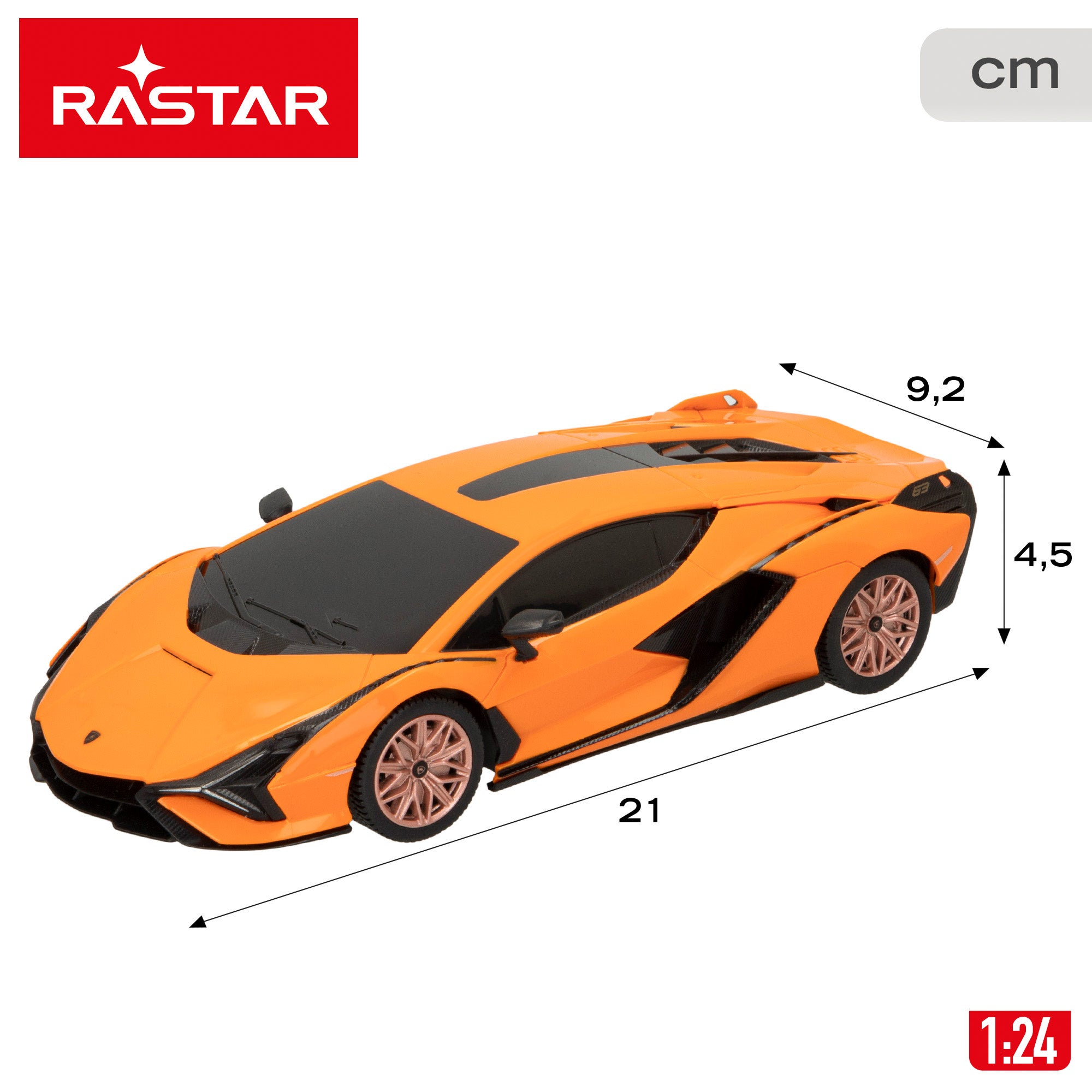 Carro telecomandado RASTAR Lamborghini Sián FKP 37 1:24
