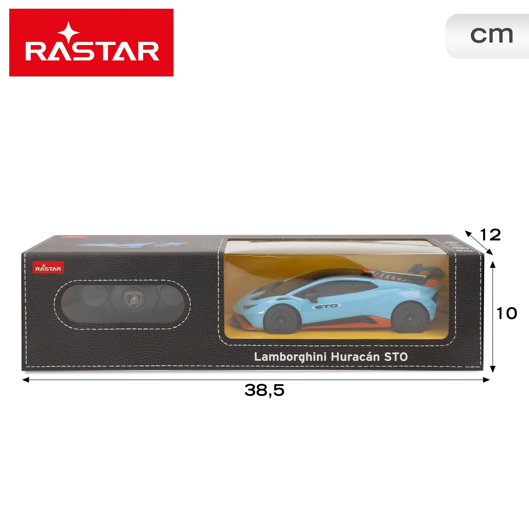 Carro telecomandado RASTAR Lamborghini Huracán STO 1:24