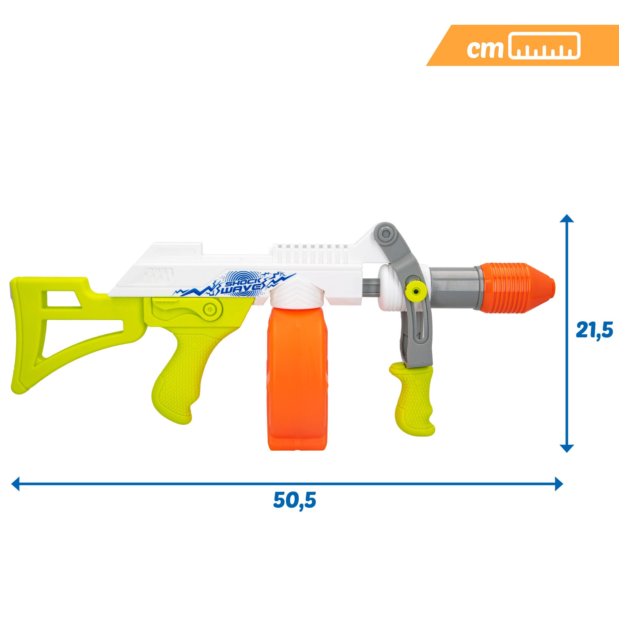 Pistola de água Wave Thrower com reservatório amovível