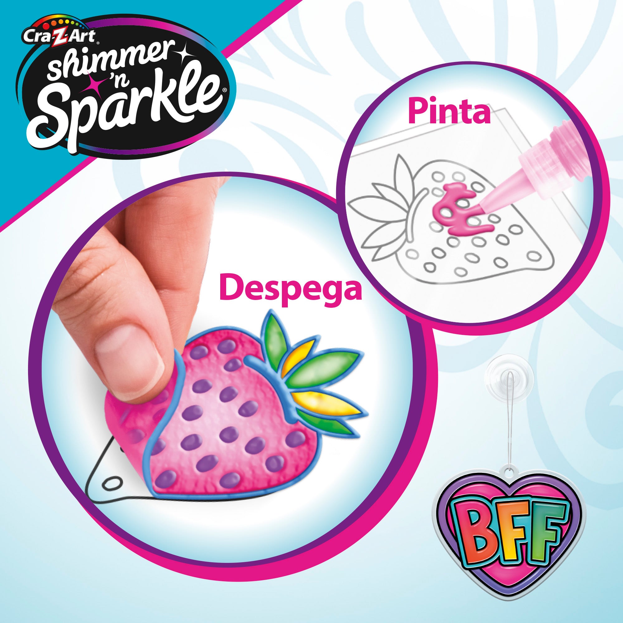 Autocolantes para janelas e enfeites para janelas Shimmer 'n Sparkle que mudam de cor