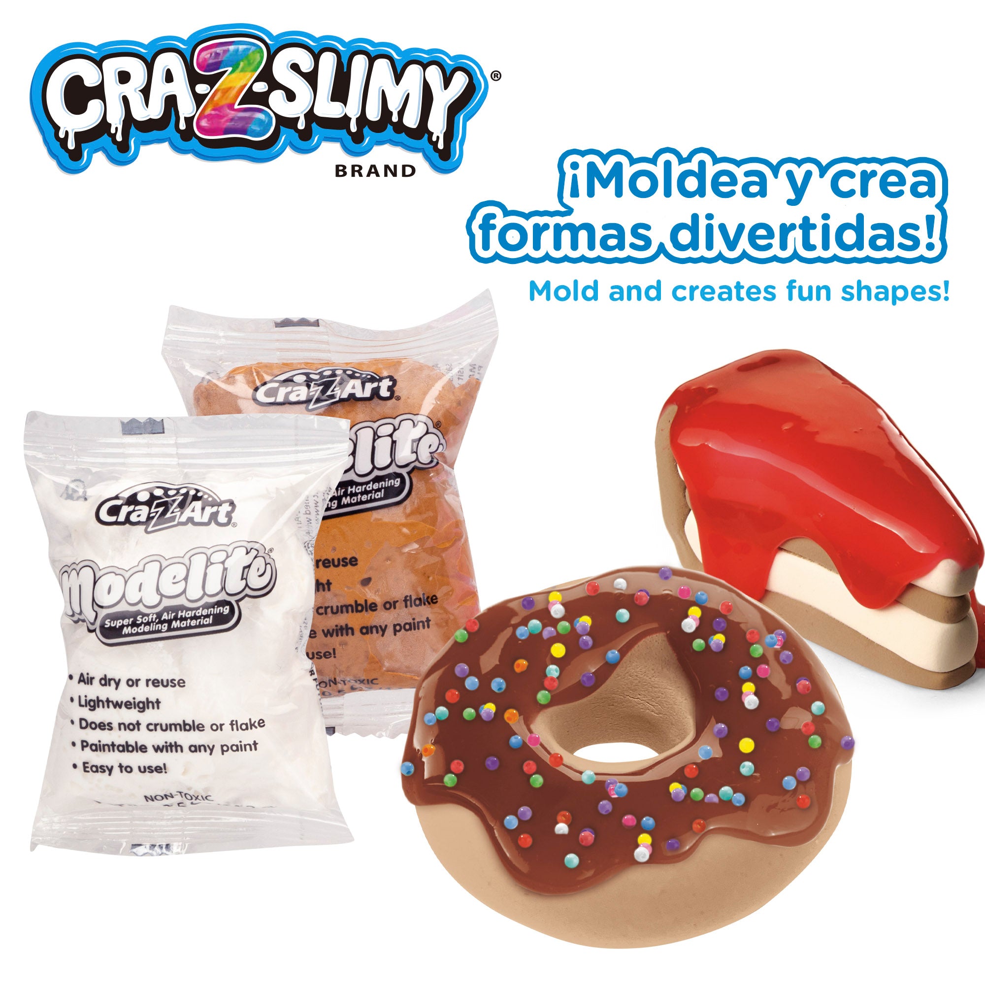 Superpack com 14 potes de slime e acessórios Cra-Z-Slimy