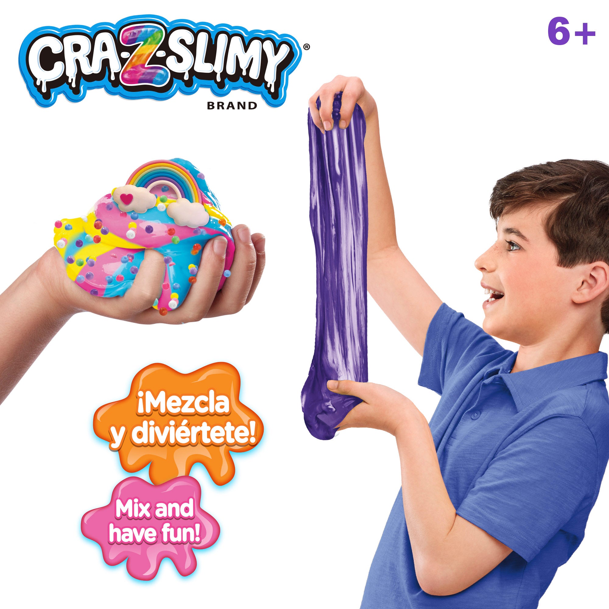 Superpack com 14 potes de slime e acessórios Cra-Z-Slimy