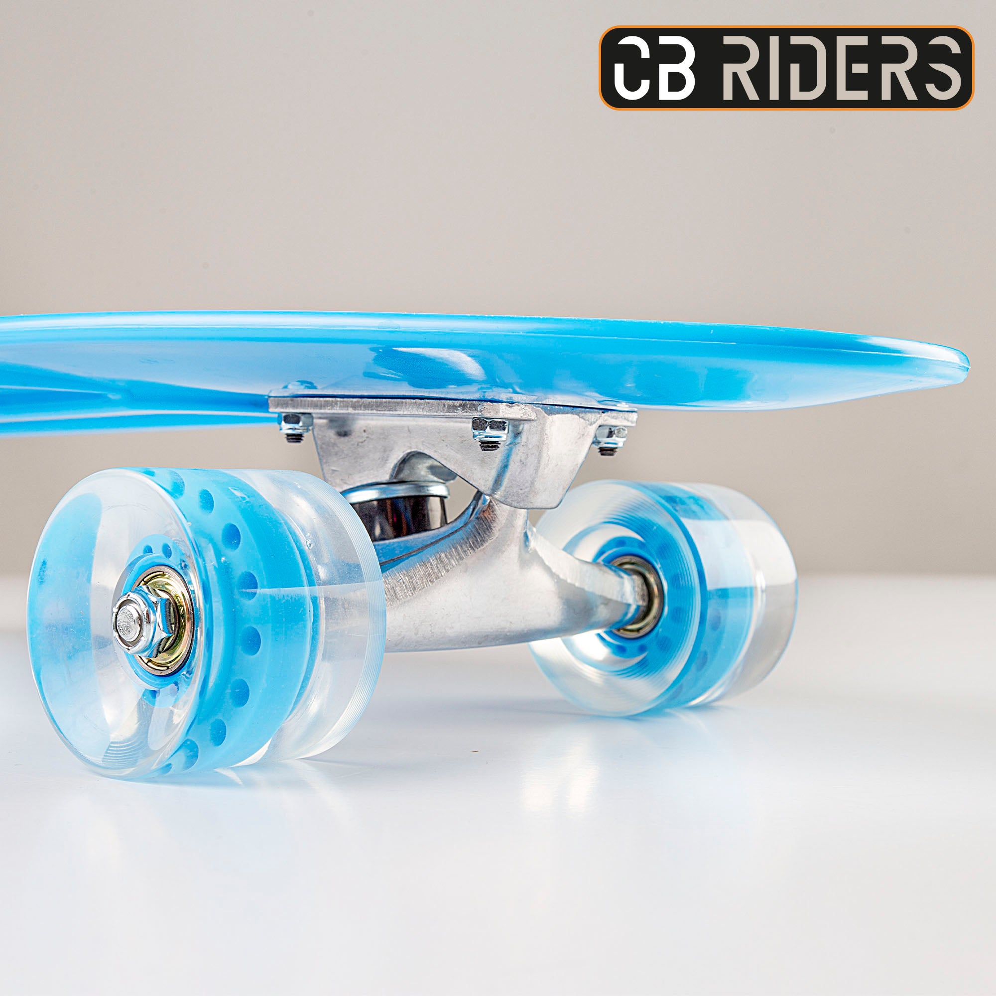 Skate infantil CB Riders com 4 rodas, azul, 68 cm