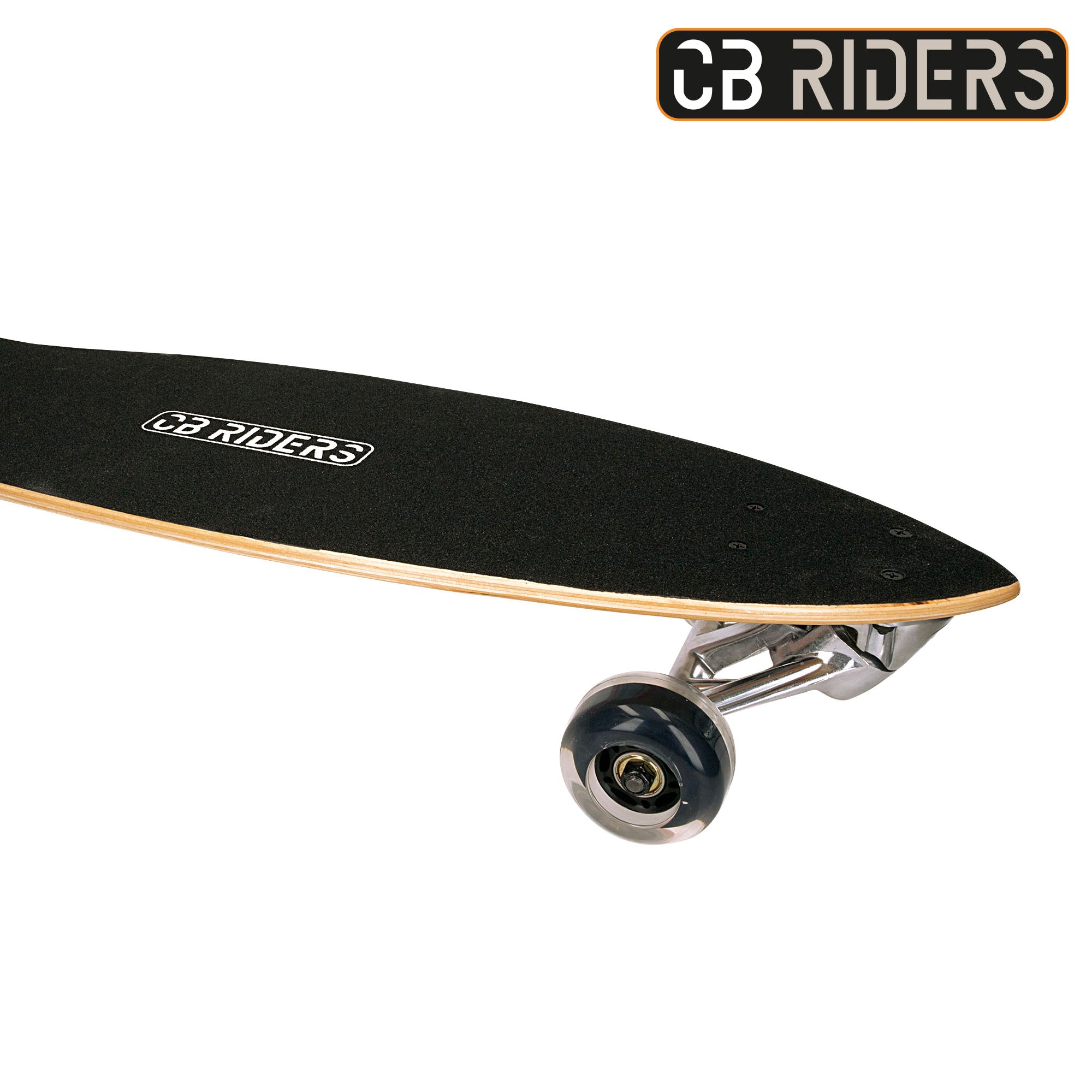 Skate infantil CB Riders, 4 rodas, preto, 74 cm