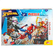 Puzzle para colorir dupla face do Homem-Aranha da Marvel, 60 peças.
