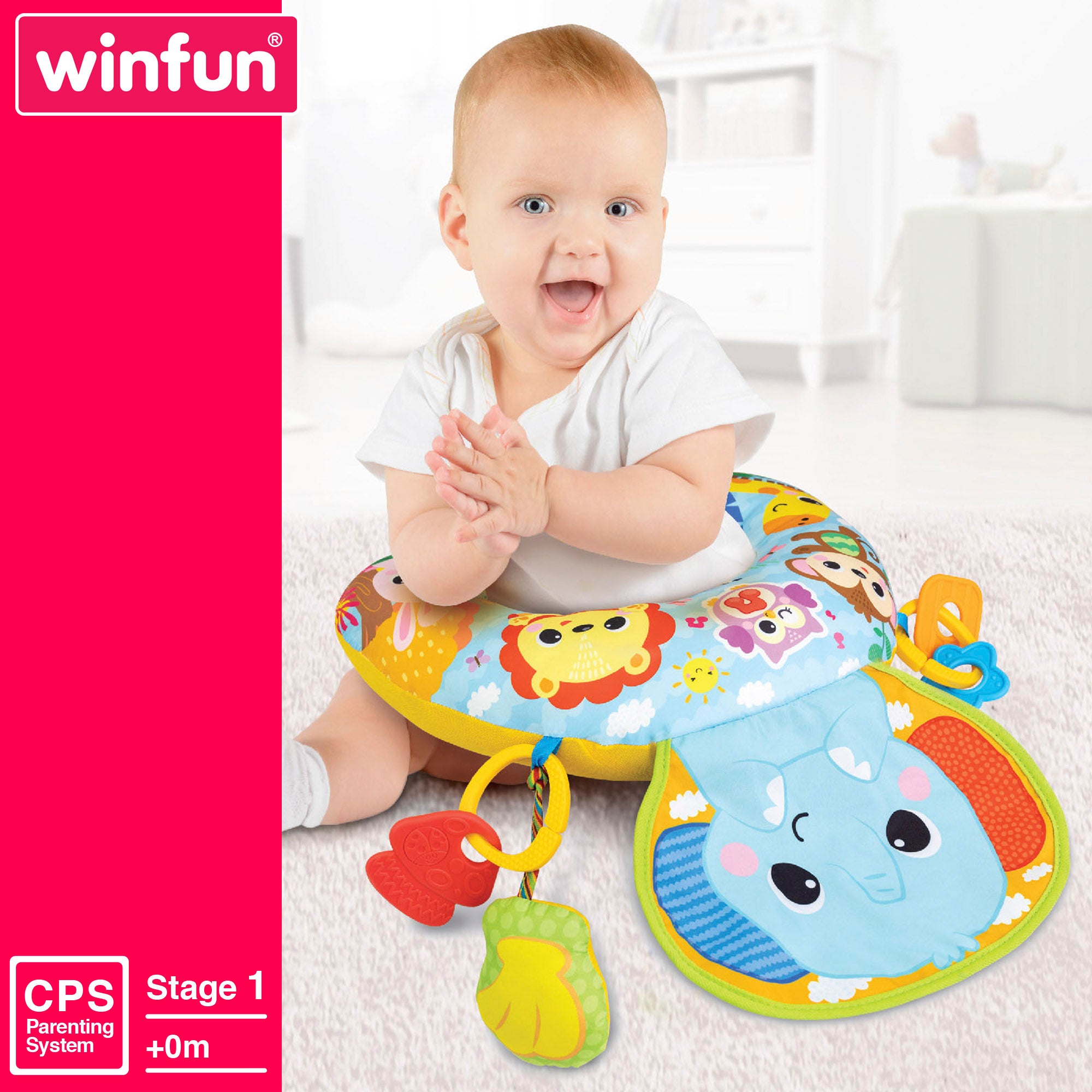 Almofada para Bebé com Animais da Selva da Winfun