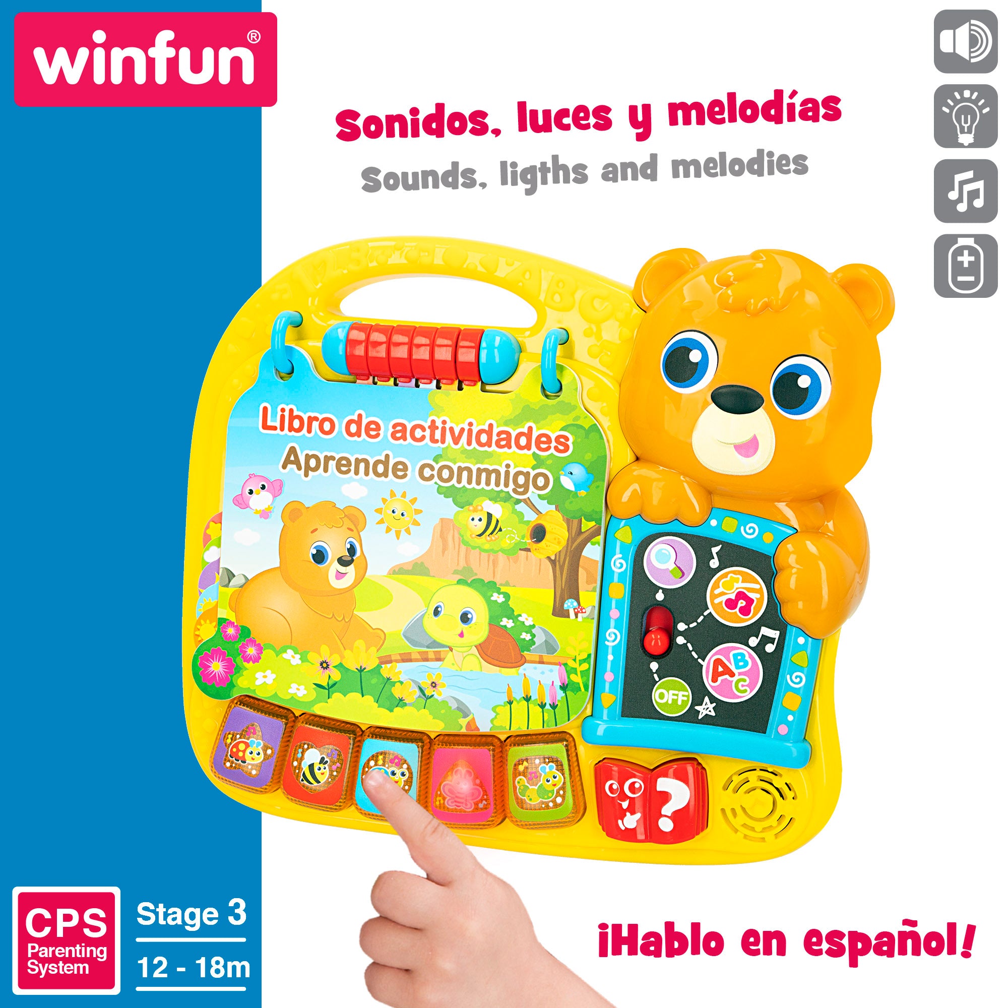 Livro de atividades interativo Winfun Aprende comigo
