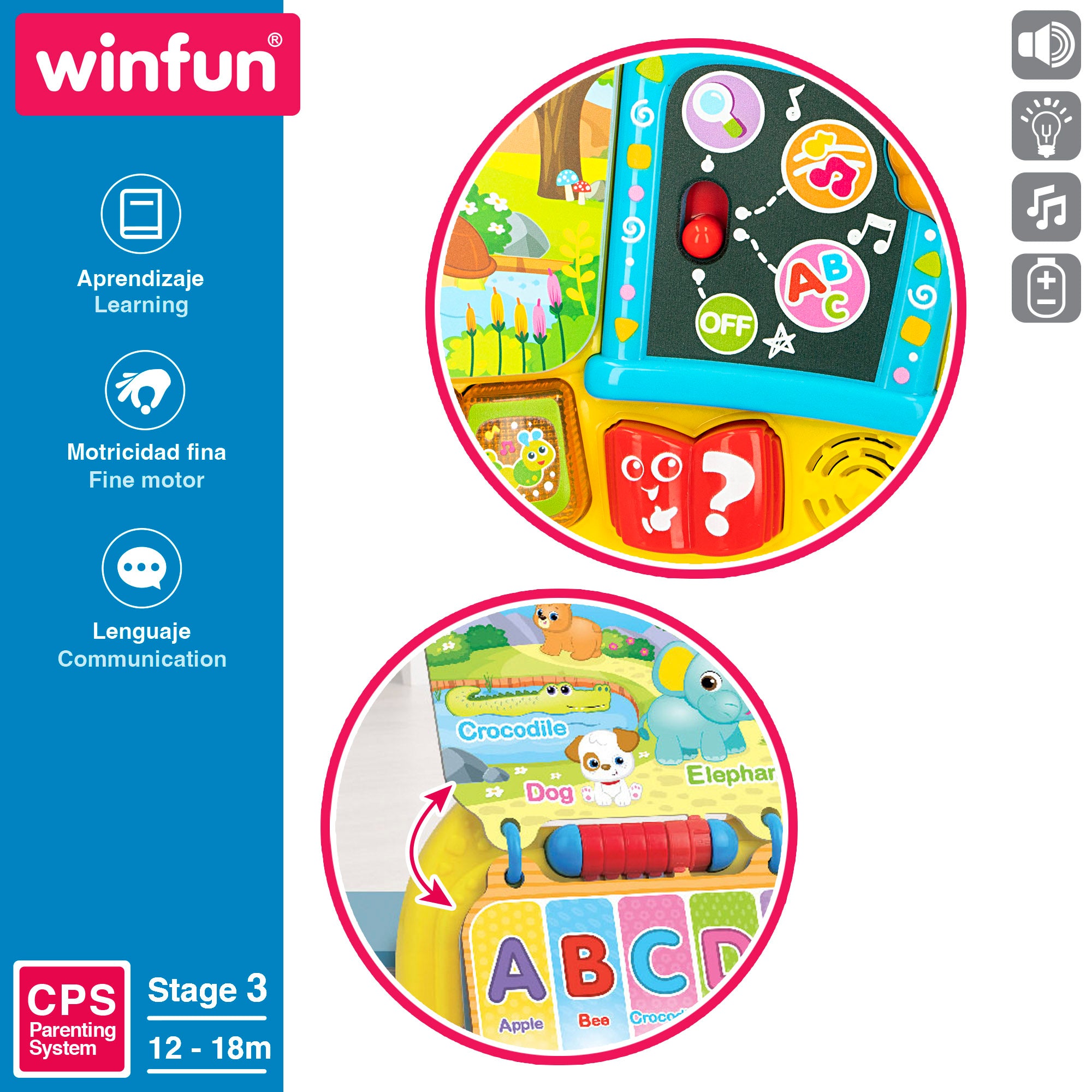Livro de atividades interativo Winfun Aprende comigo